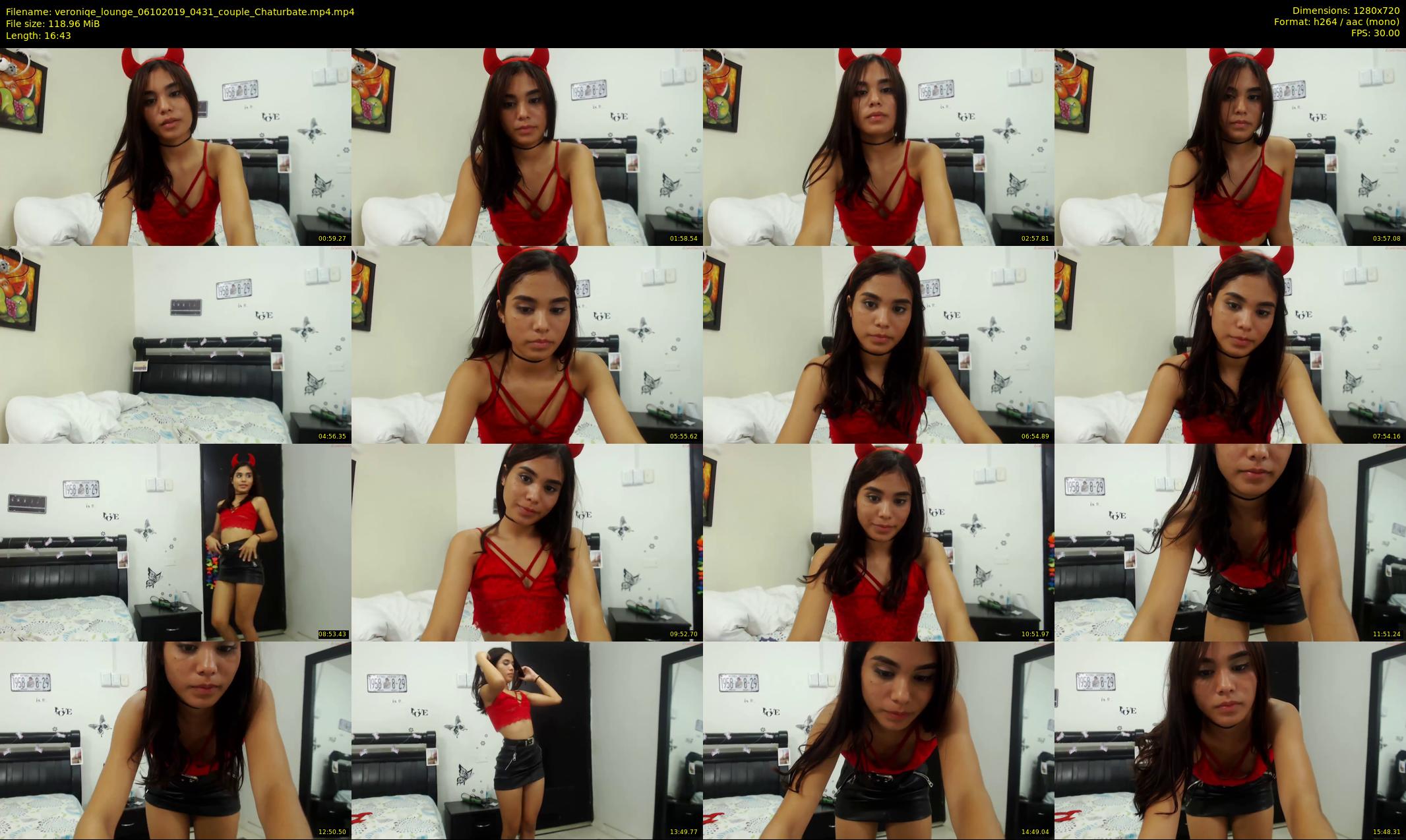 veroniqe_lounge — 17 minute Chaturbate couple cam show recording, 720p, Oct 6, 2019
