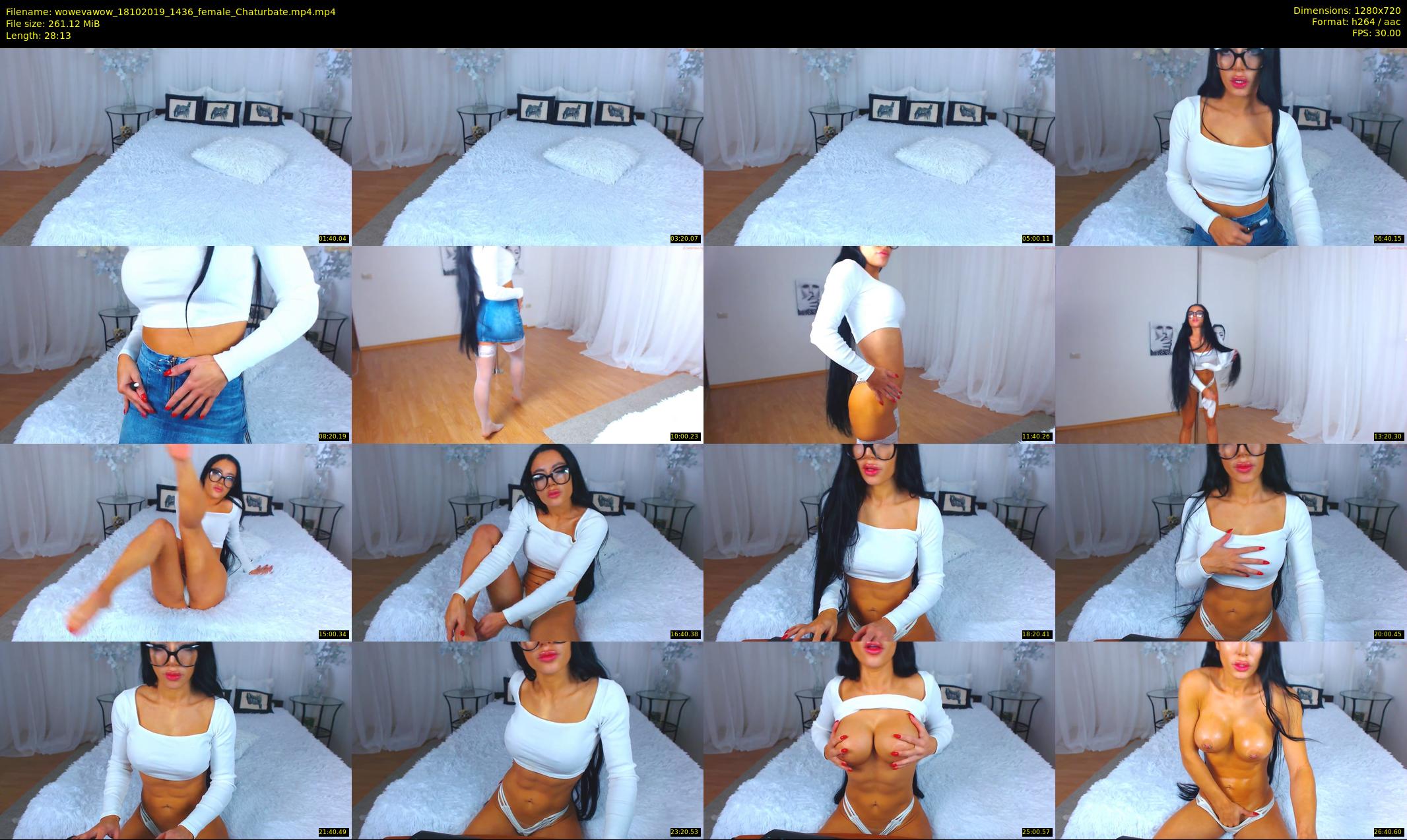 wowevawow — 29 minute Chaturbate female cam show recording, 720p, Oct 18, 2019