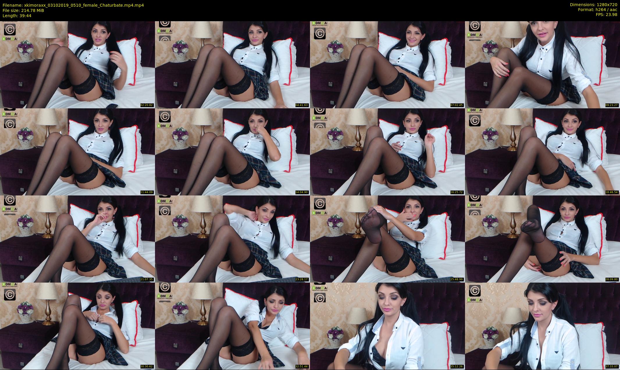 xkimoraxx — 40 minute Chaturbate female cam show recording, 720p, Oct 3, 2019