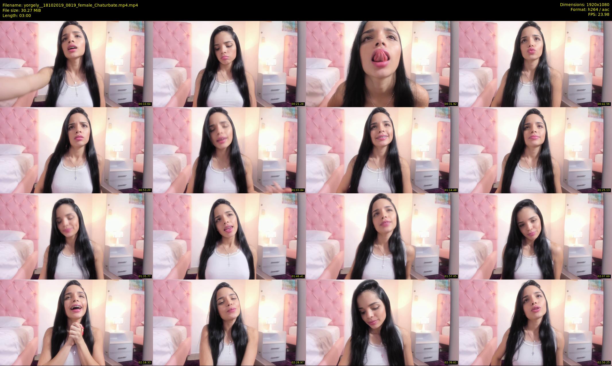 yorgely_ — 3 minute Chaturbate female cam show recording, 1080p, Oct 18, 2019