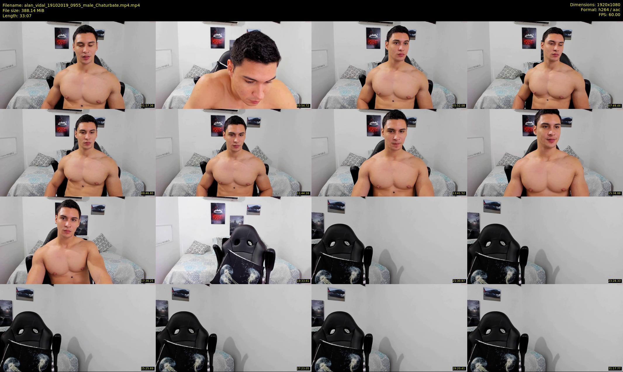alan_vidal — 34 minute Chaturbate male cam show recording, 1080p, Oct 19, 2019