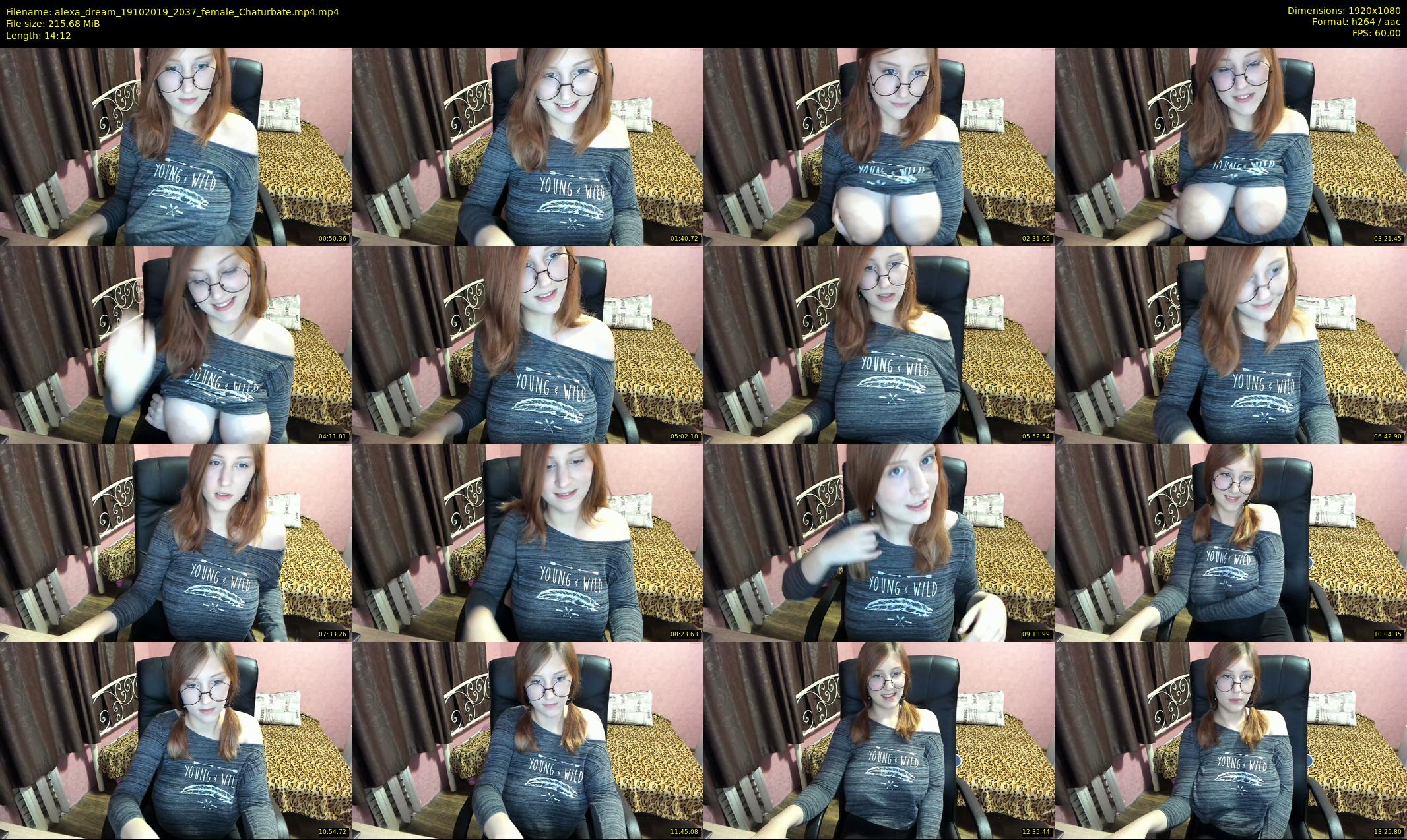 alexa_dream — 15 minute Chaturbate female cam show recording, 1080p, Oct 19, 2019
