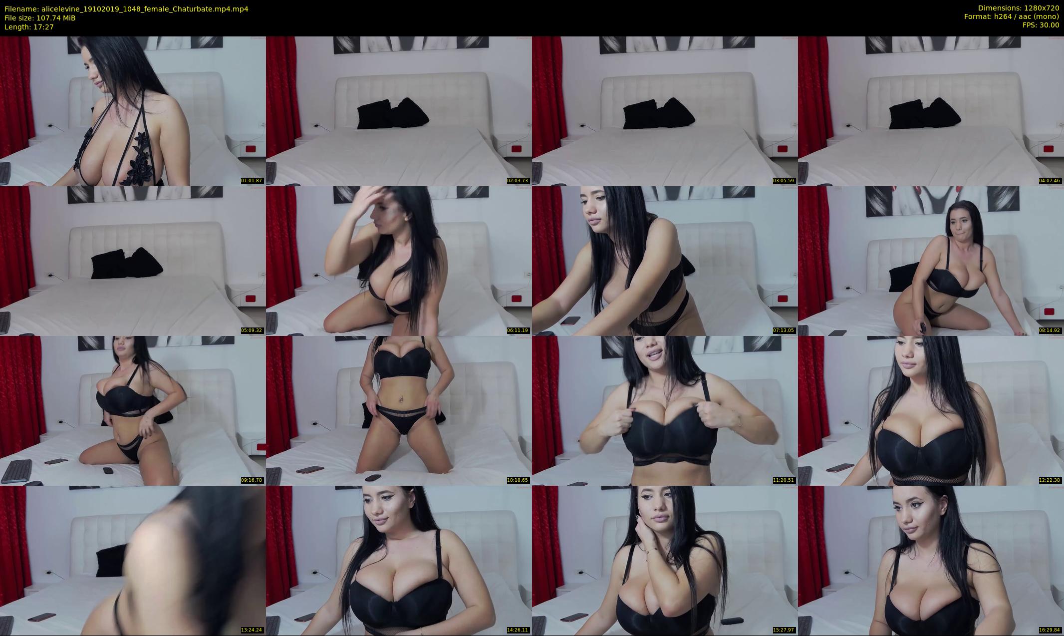 alicelevine — 18 minute Chaturbate female cam show recording, 720p, Oct 19, 2019