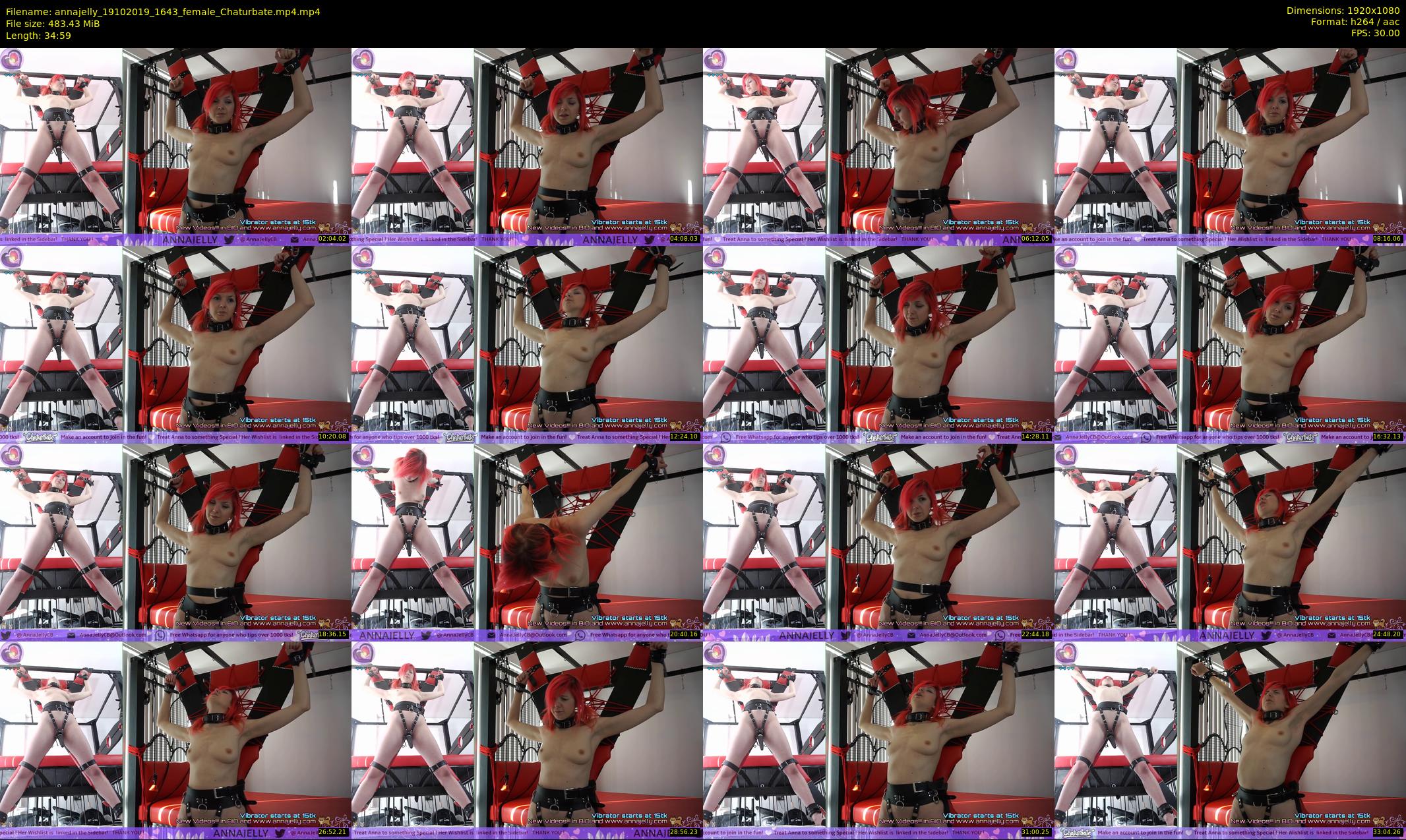 annajelly — 35 minute Chaturbate couple cam show recording, 1080p, Oct 19, 2019