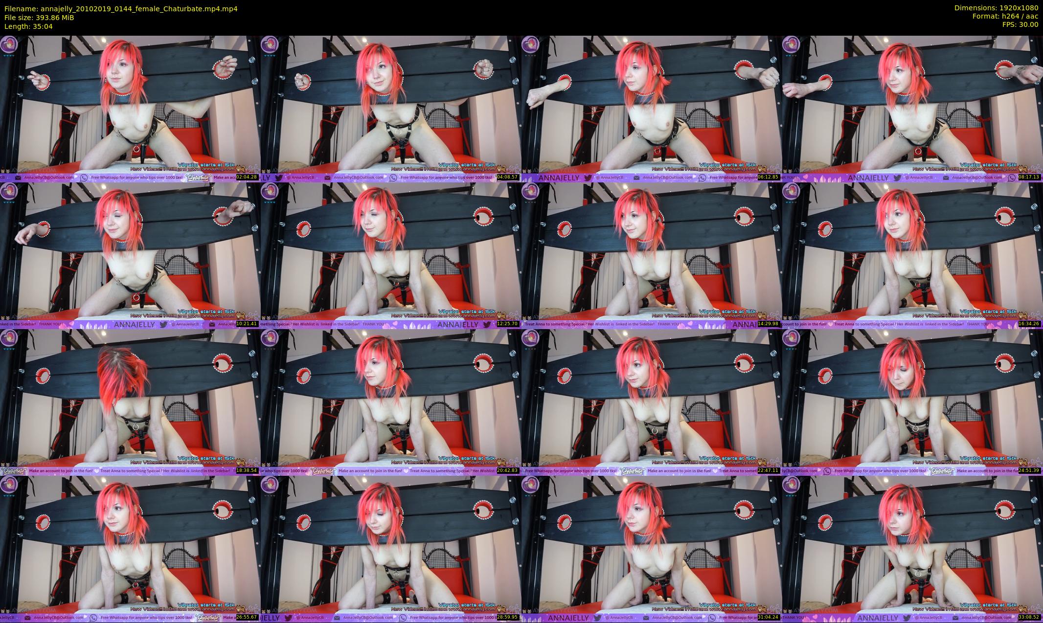 annajelly — 36 minute Chaturbate couple cam show recording, 1080p, Oct 20, 2019