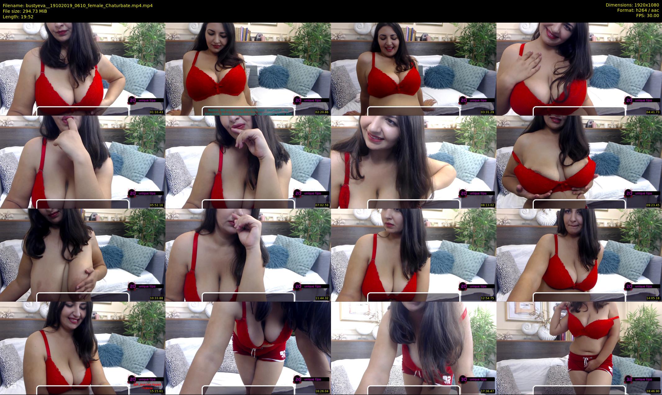 bustyeva_ — 20 minute Chaturbate female cam show recording, 1080p, Oct 19, 2019