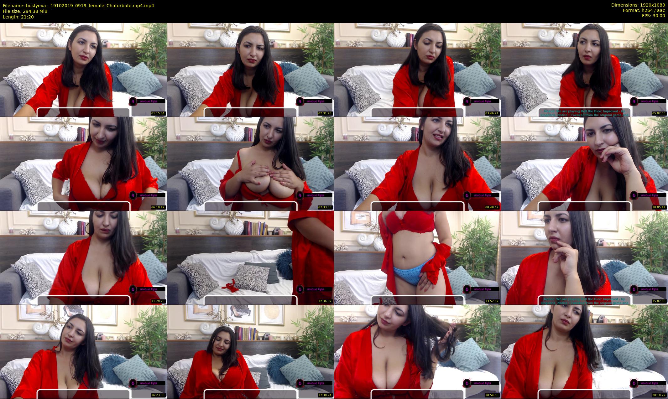 bustyeva_ — 22 minute Chaturbate female cam show recording, 1080p, Oct 19, 2019