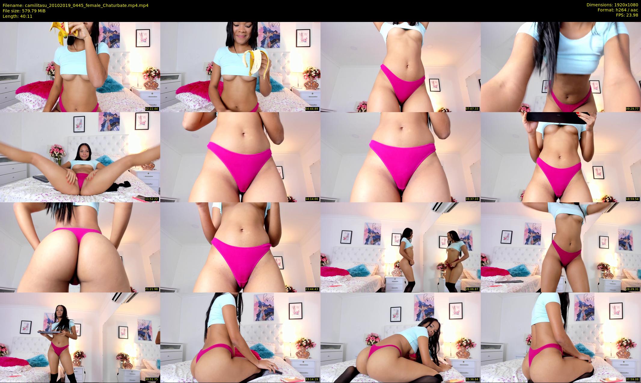 camilitasu — 41 minute Chaturbate female cam show recording, 1080p, Oct 20, 2019