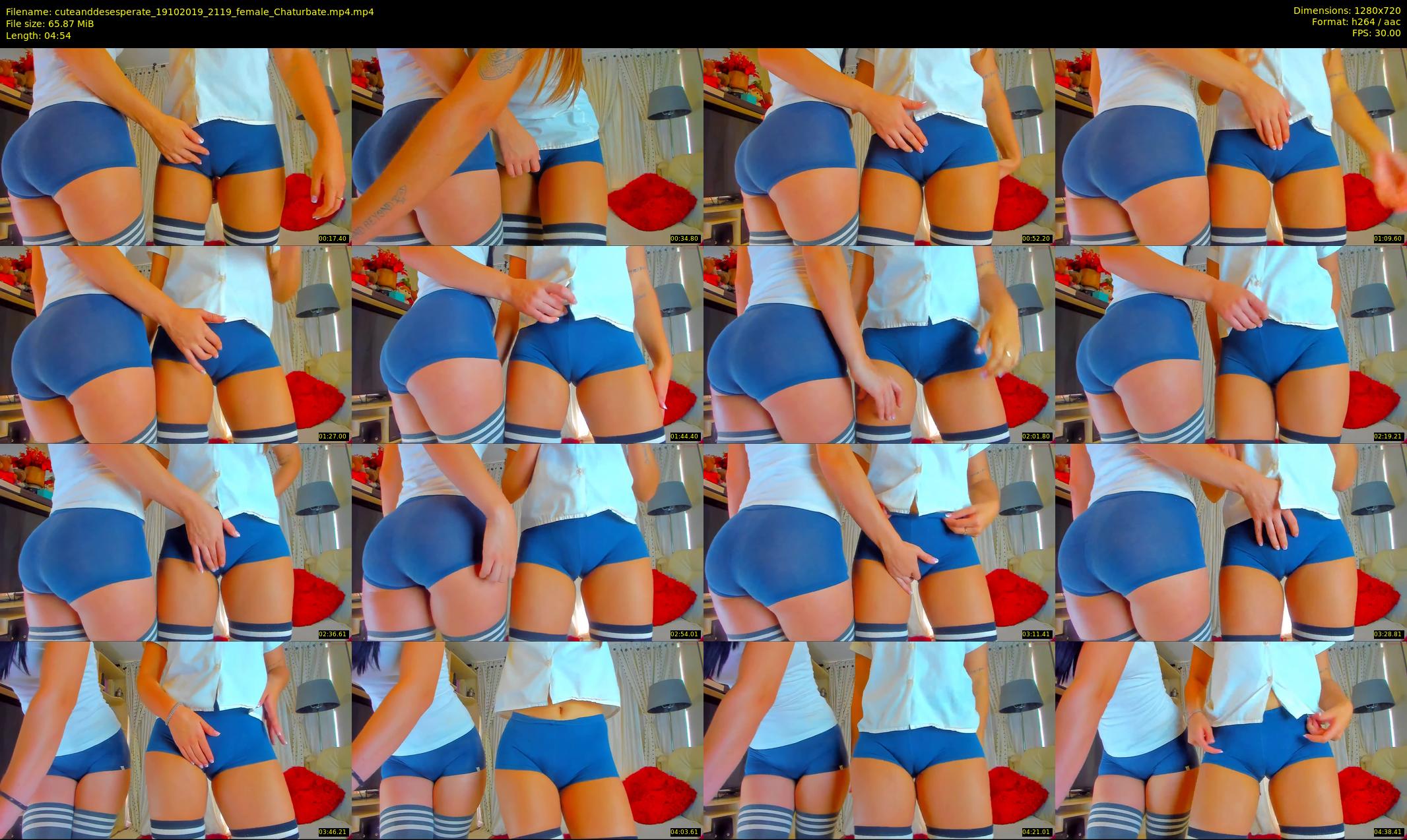 cuteanddesesperate — 5 minute Chaturbate female cam show recording, 720p, Oct 19, 2019