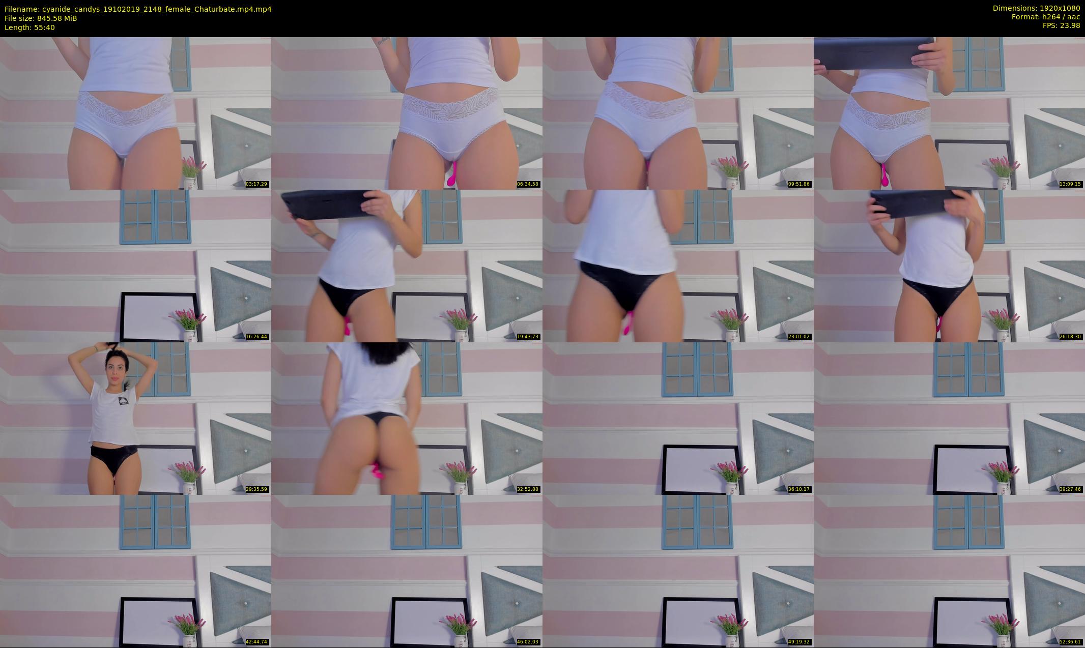 cyanide_candys — 56 minute Chaturbate female cam show recording, 1080p, Oct 19, 2019