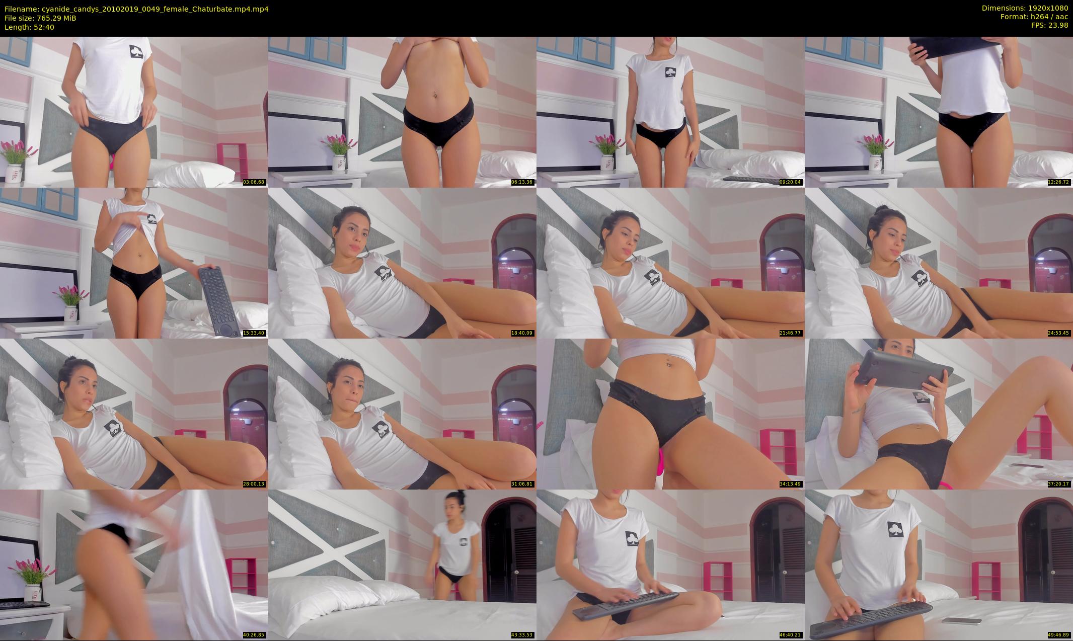 cyanide_candys — 53 minute Chaturbate female cam show recording, 1080p, Oct 20, 2019