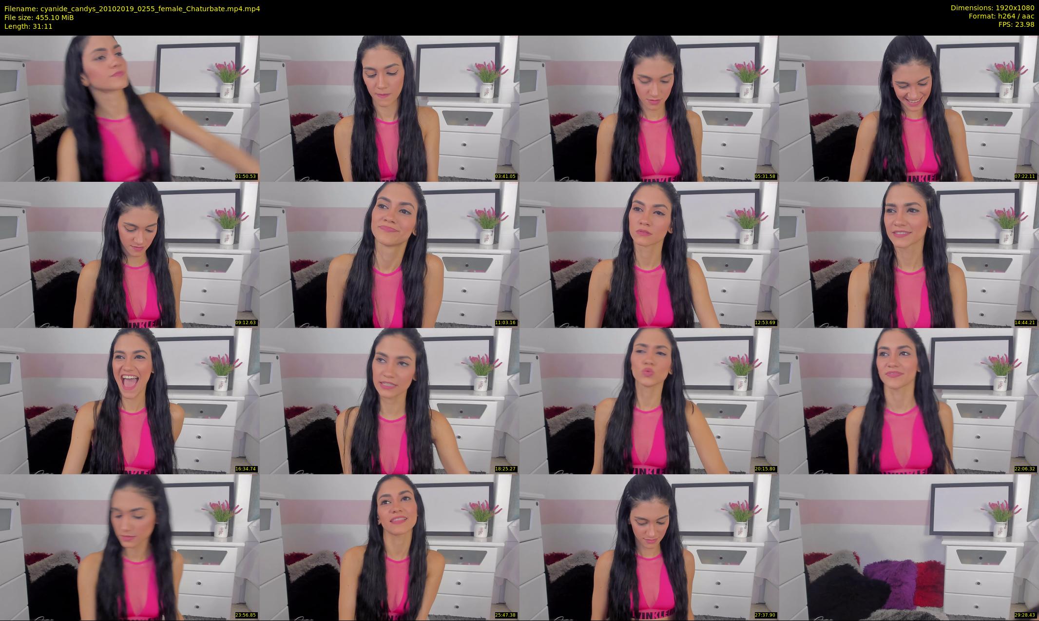 cyanide_candys — 32 minute Chaturbate female cam show recording, 1080p, Oct 20, 2019