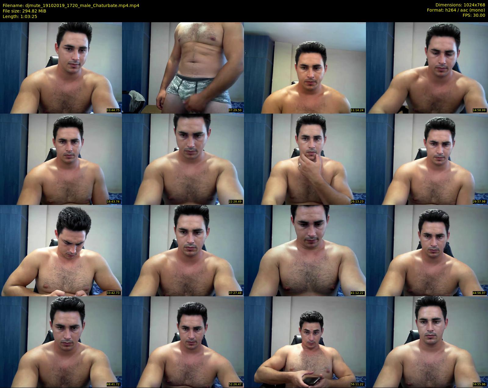 djmute — 64 minute Chaturbate male cam show recording, 720p, Oct 19, 2019