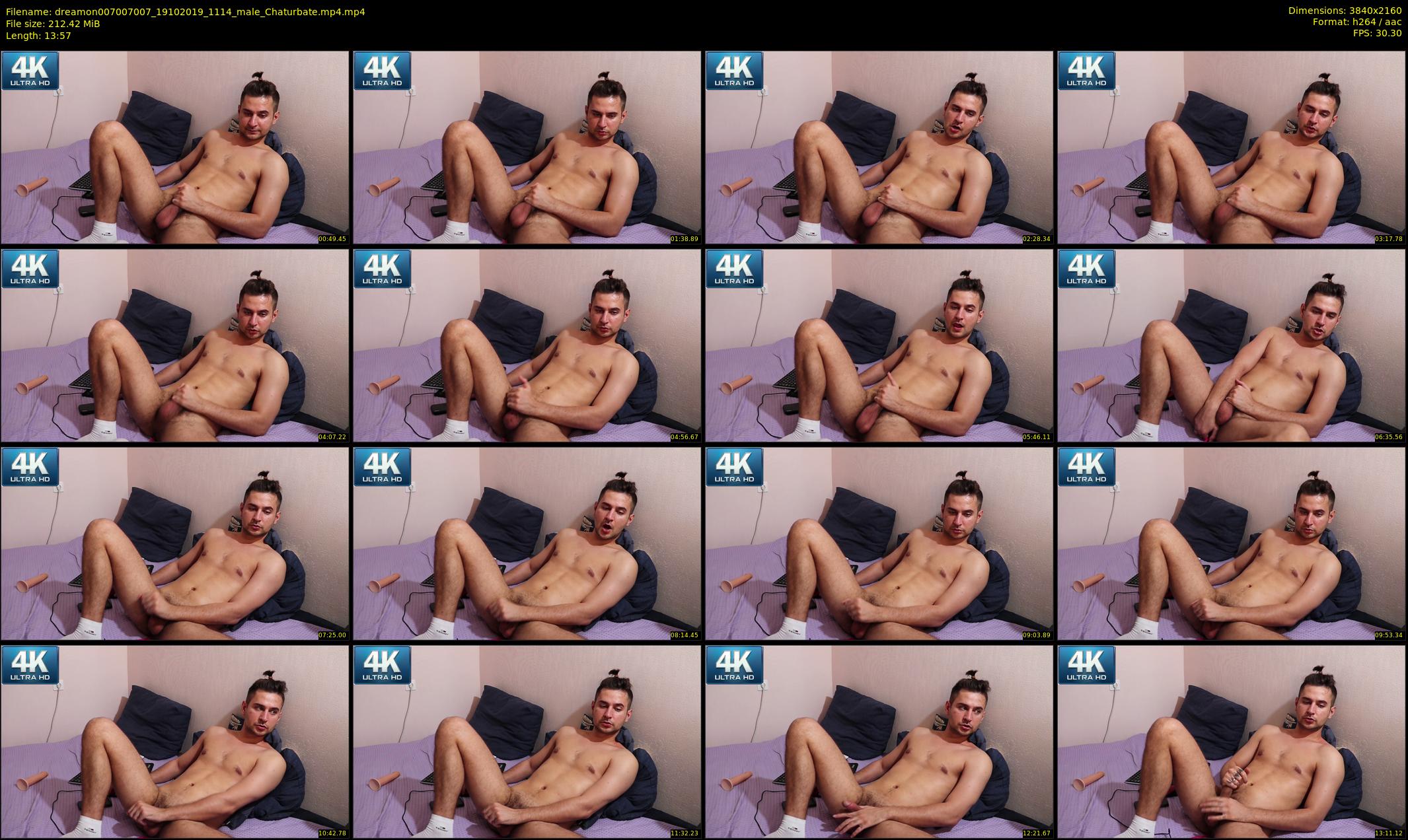 dreamon007007007 — 14 minute Chaturbate male cam show recording, 4K, Oct 19, 2019