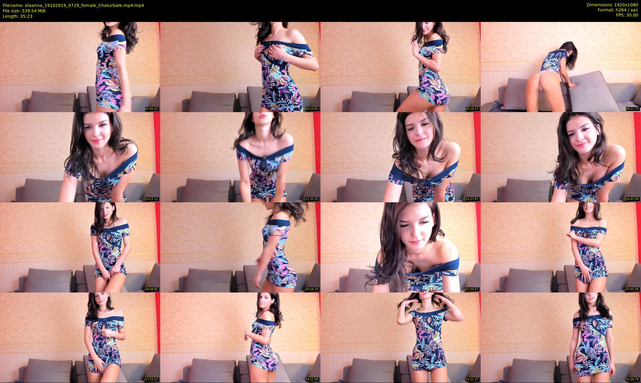 elaanna — 36 minute Chaturbate female cam show recording, 1080p, Oct 19, 2019