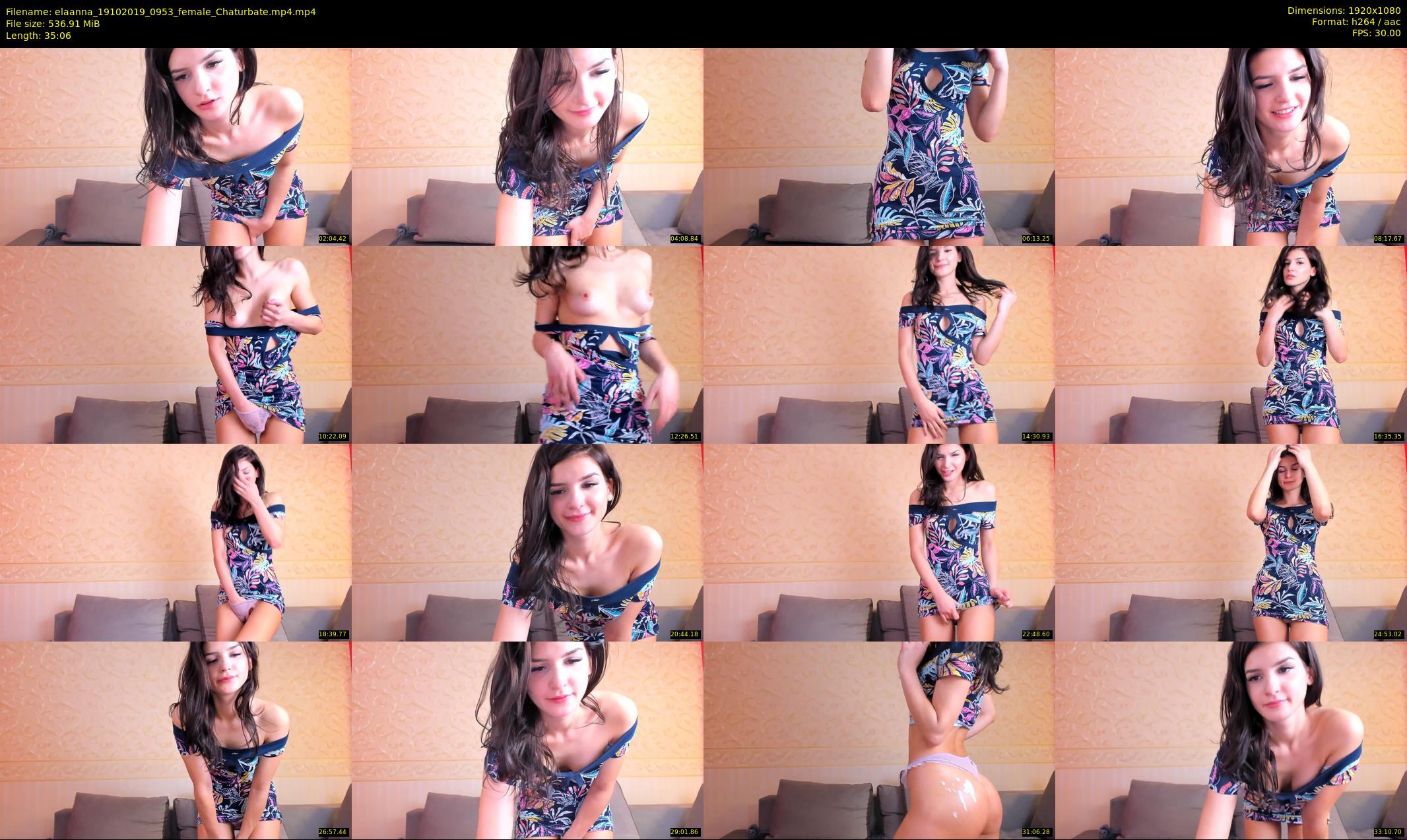 elaanna — 36 minute Chaturbate female cam show recording, 1080p, Oct 19, 2019