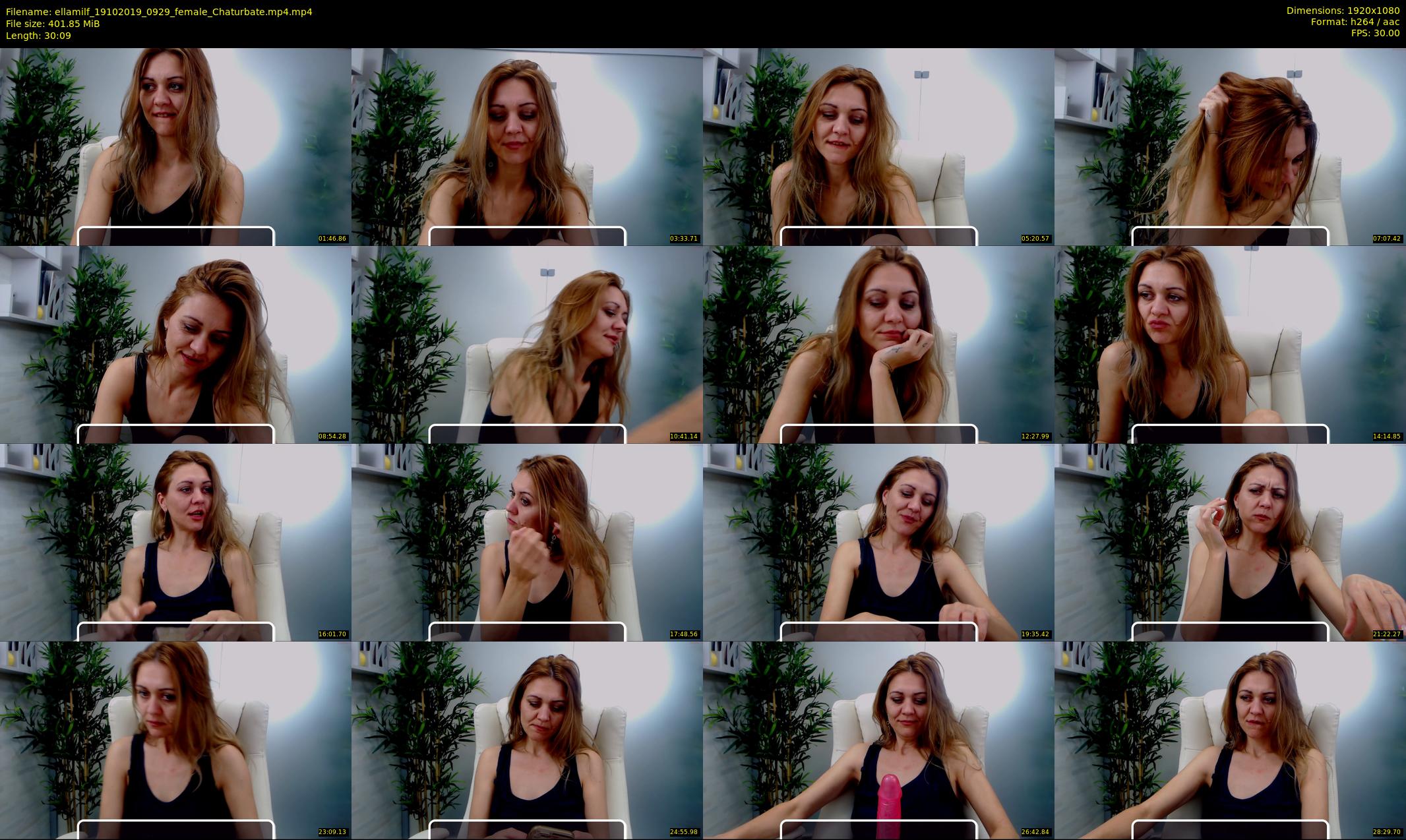 ellamilf — 31 minute Chaturbate female cam show recording, 1080p, Oct 19, 2019