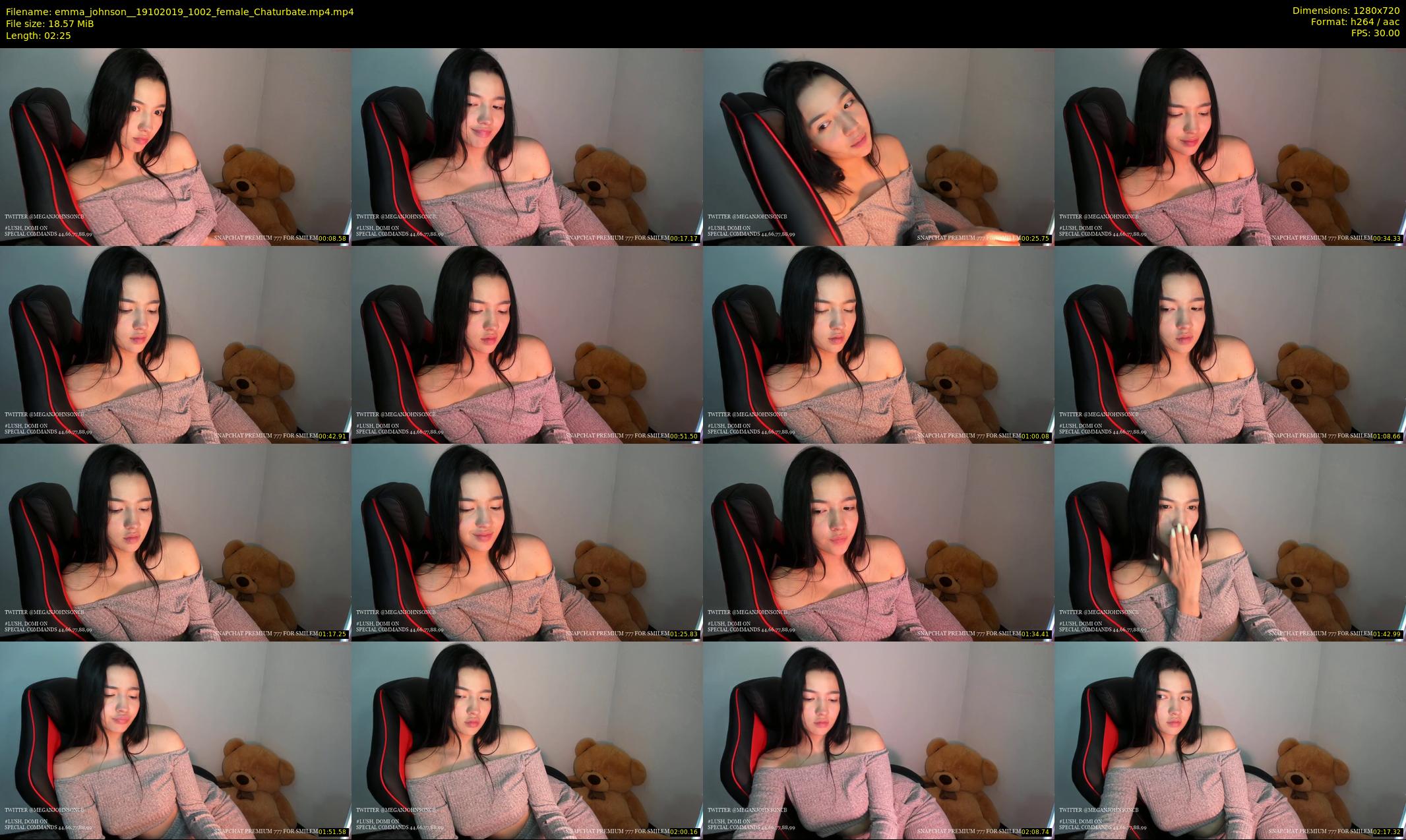 emma_johnson_ — 3 minute Chaturbate female cam show recording, 720p, Oct 19, 2019