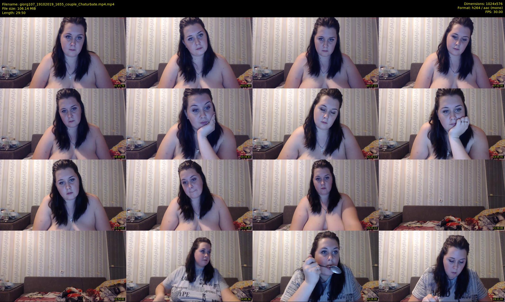giorg107 — 30 minute Chaturbate couple cam show recording, 480p, Oct 19, 2019