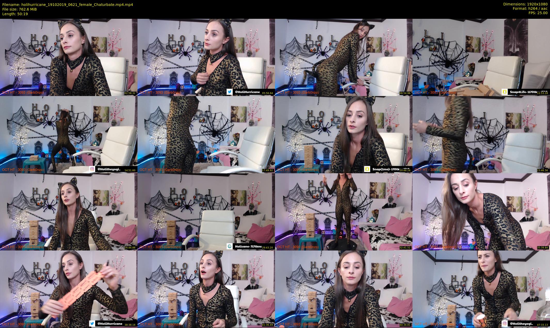 holihurricane — 51 minute Chaturbate female cam show recording, 1080p, Oct 19, 2019