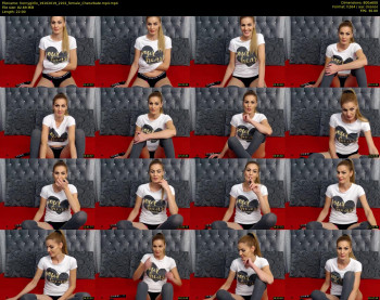 hornygirllx — 22 minute Chaturbate female cam show recording, 480p, Oct 19, 2019