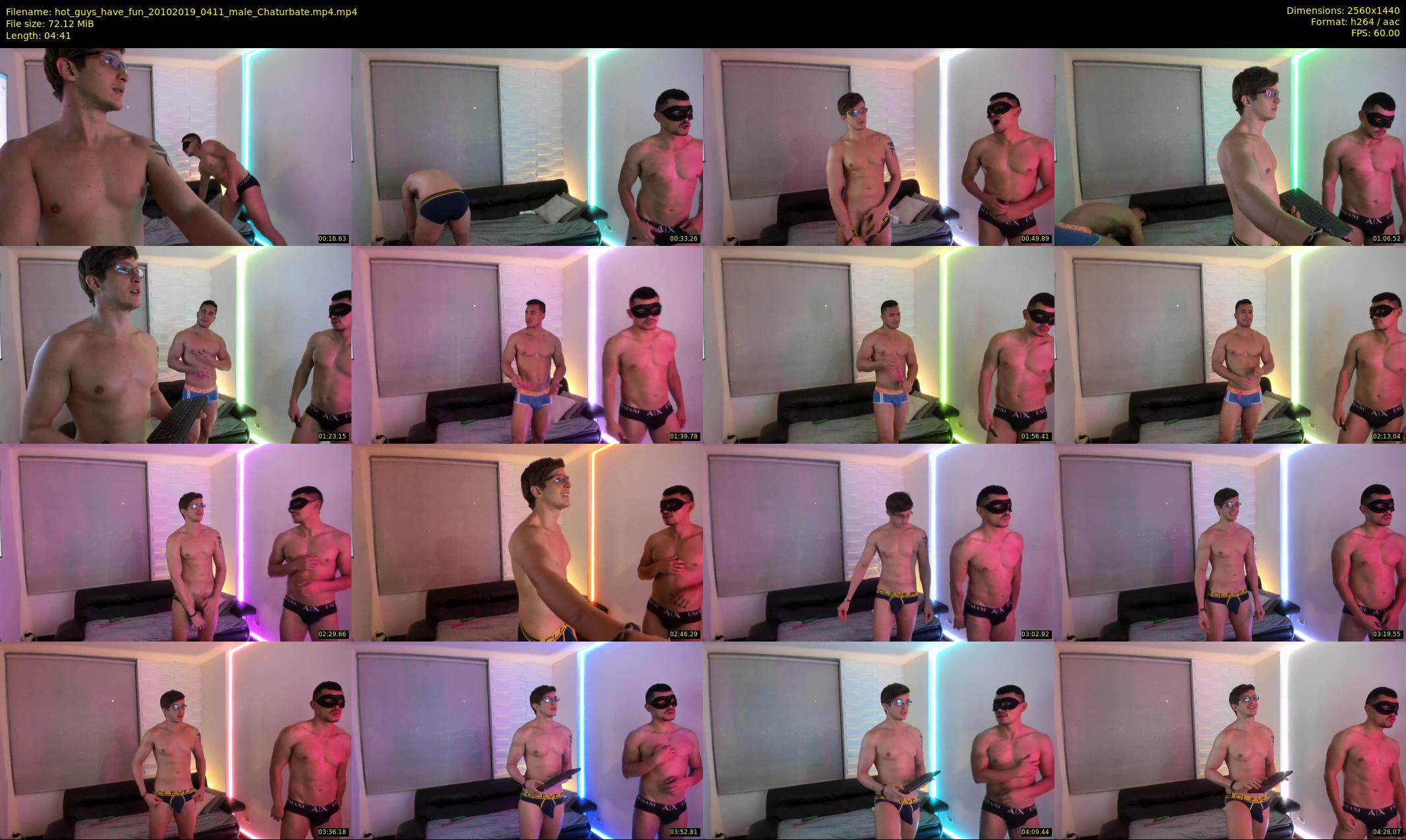hot_guys_have_fun — 5 minute Chaturbate male cam show recording, 1080p, Oct 20, 2019