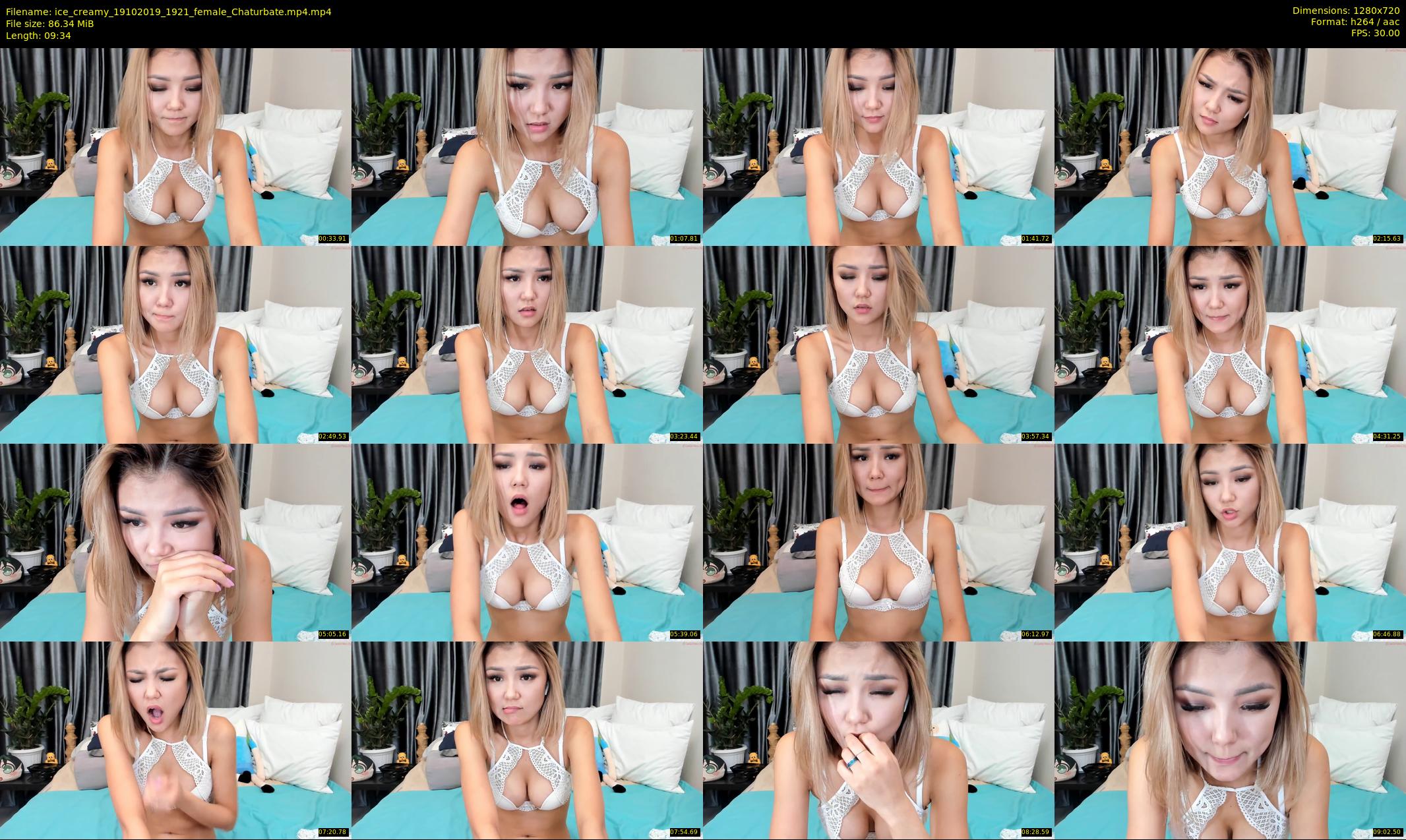 ice_creamy — 10 minute Chaturbate female cam show recording, 720p, Oct 19, 2019
