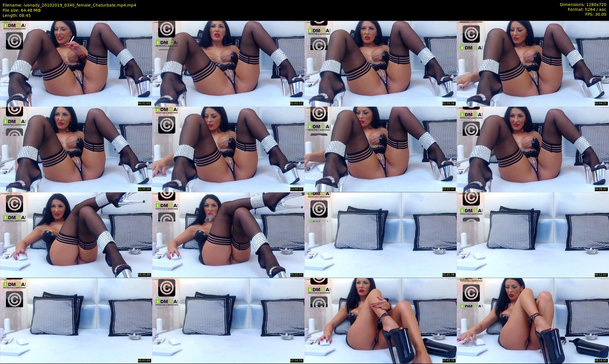 ivonady — 9 minute Chaturbate female cam show recording, 720p, Oct 20, 2019