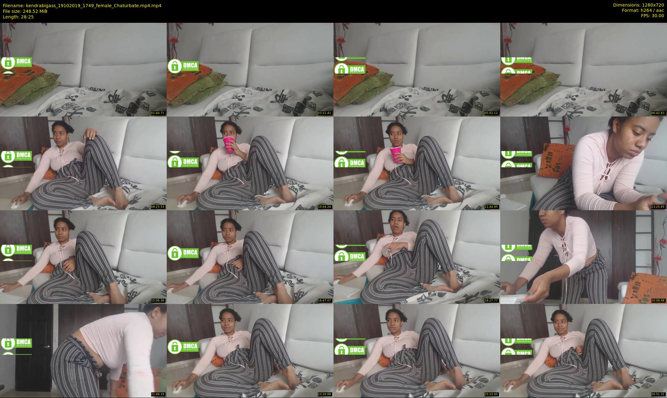 kendrabigass — 29 minute Chaturbate female cam show recording, 720p, Oct 19, 2019