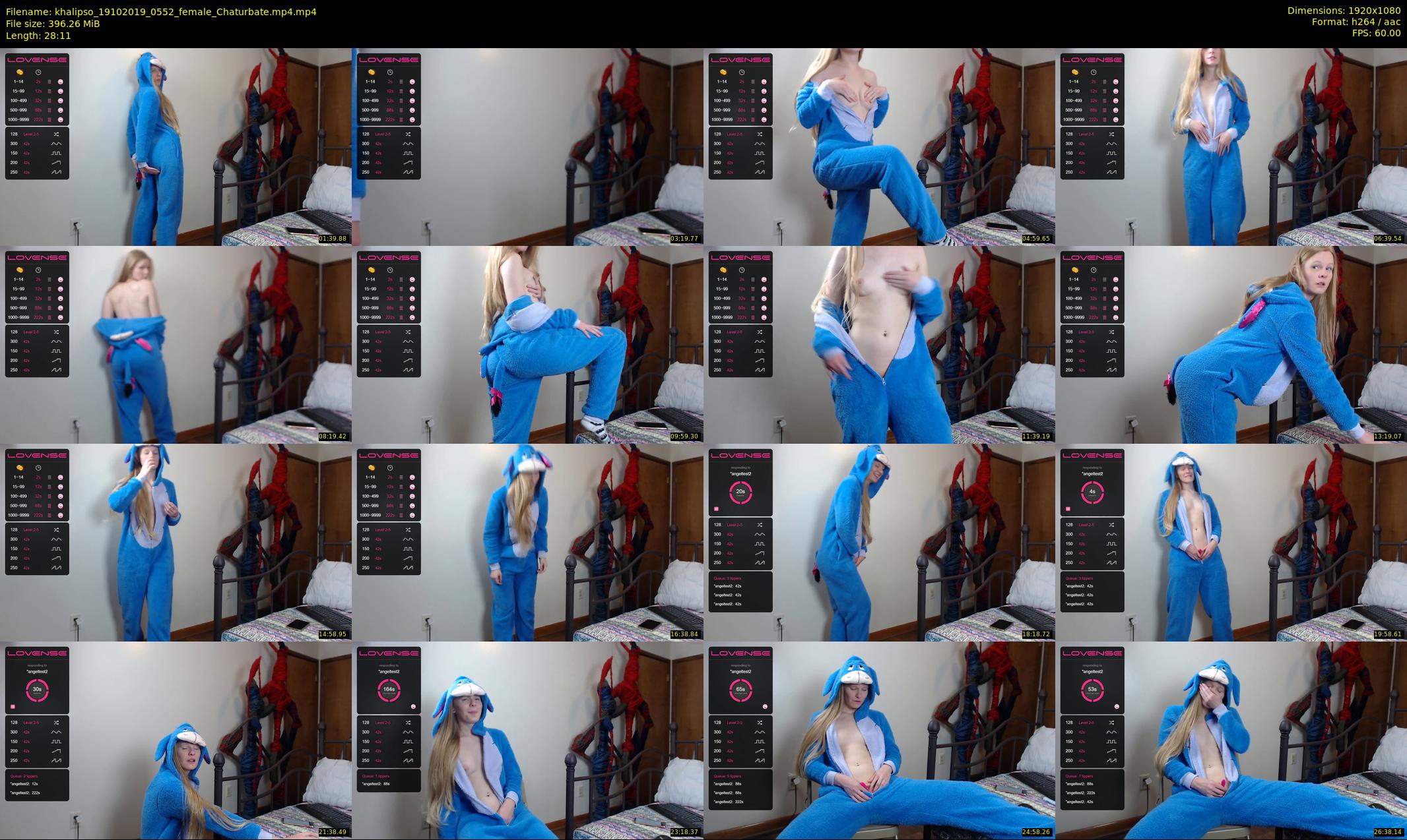 khalipso — 29 minute Chaturbate female cam show recording, 1080p, Oct 19, 2019