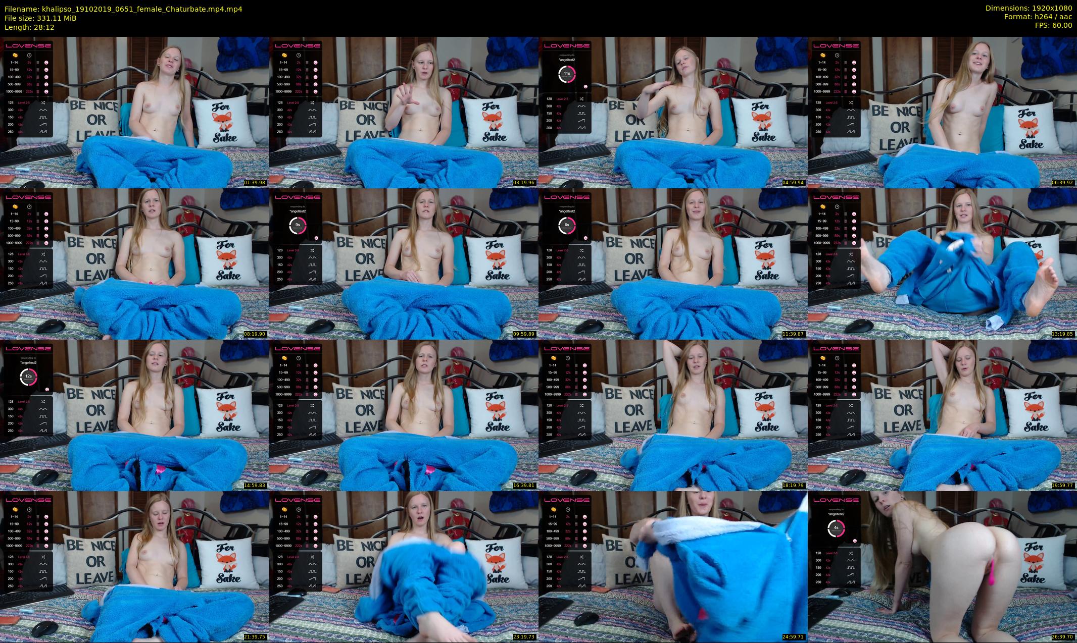 khalipso — 29 minute Chaturbate female cam show recording, 1080p, Oct 19, 2019