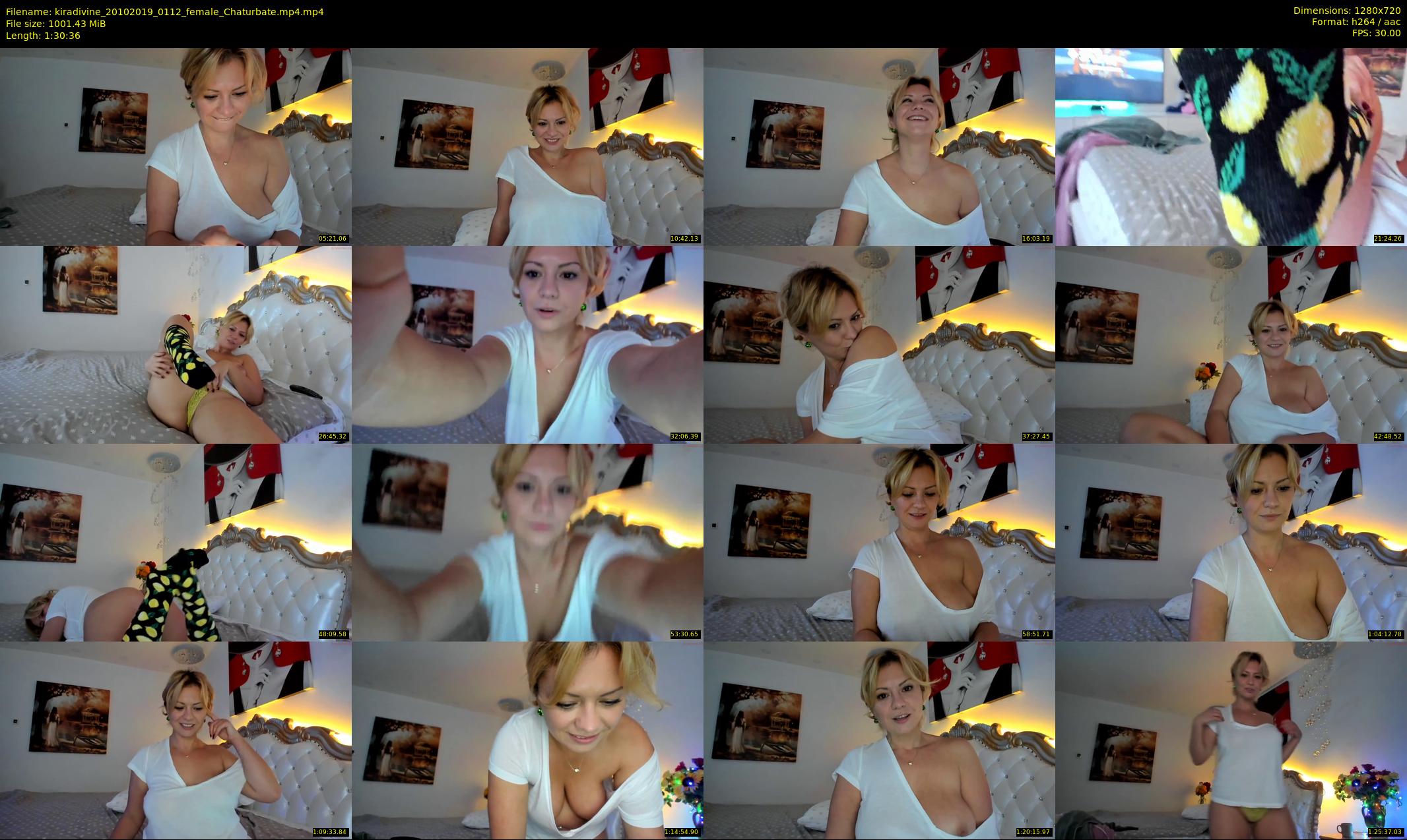 kiradivine — 91 minute Chaturbate female cam show recording, 720p, Oct 20, 2019