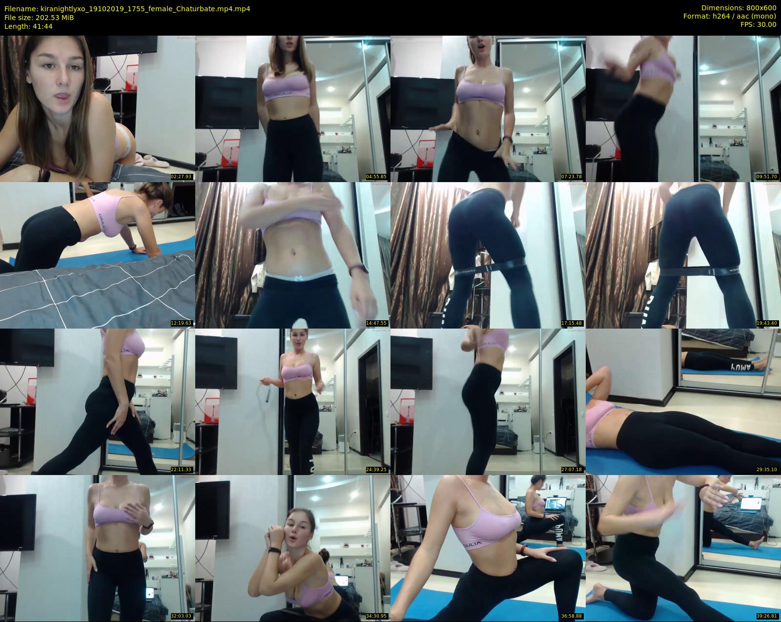 kiranightlyxo — 42 minute Chaturbate female cam show recording, 480p, Oct 19, 2019