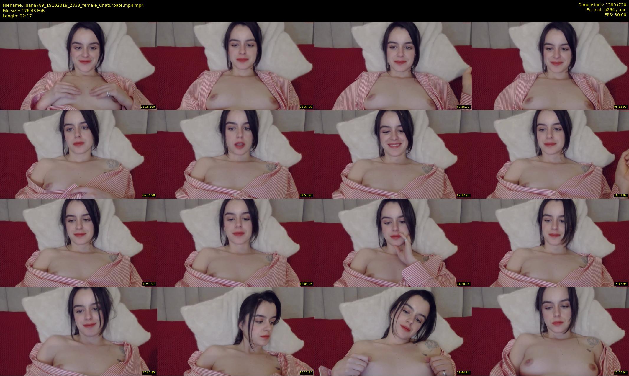 luana789 — 23 minute Chaturbate female cam show recording, 720p, Oct 19, 2019