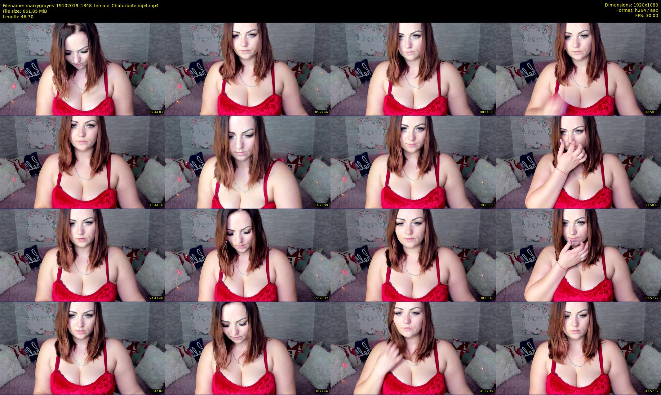 marrygrayes — 47 minute Chaturbate female cam show recording, 1080p, Oct 19, 2019