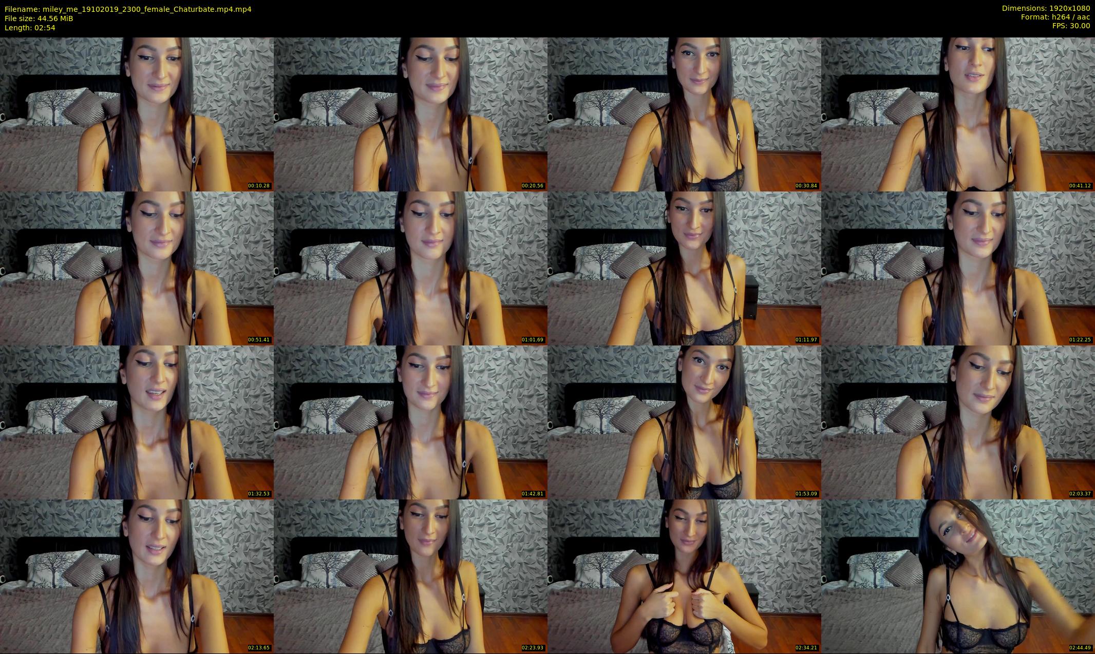 miley_me — 3 minute Chaturbate female cam show recording, 1080p, Oct 19, 2019