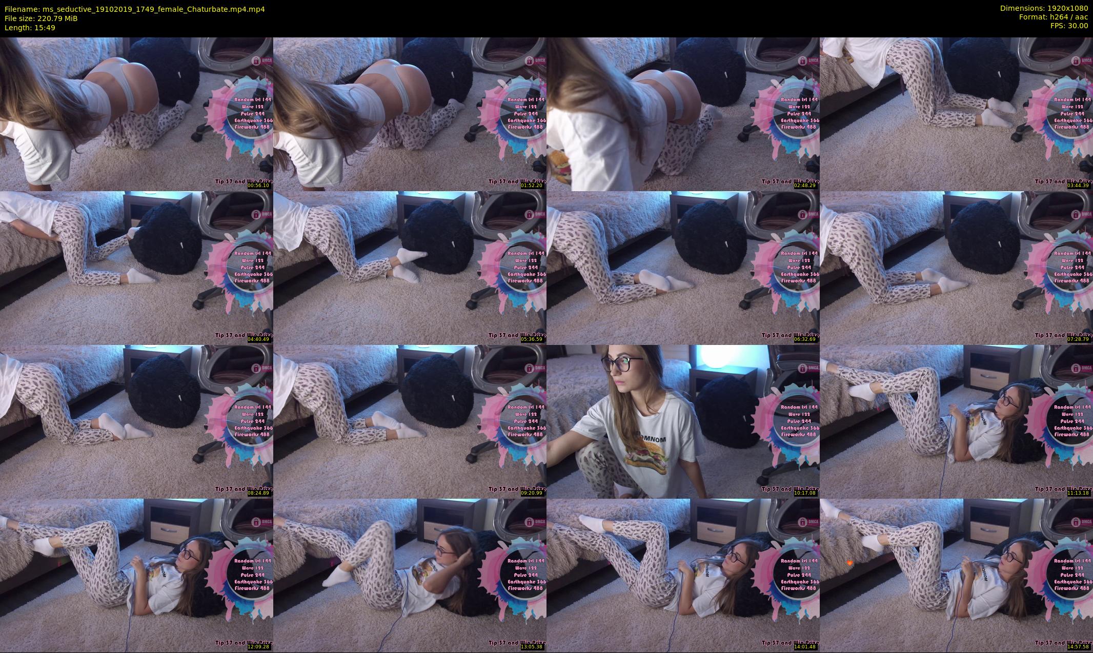 ms_seductive — 16 minute Chaturbate female cam show recording, 1080p, Oct 19, 2019