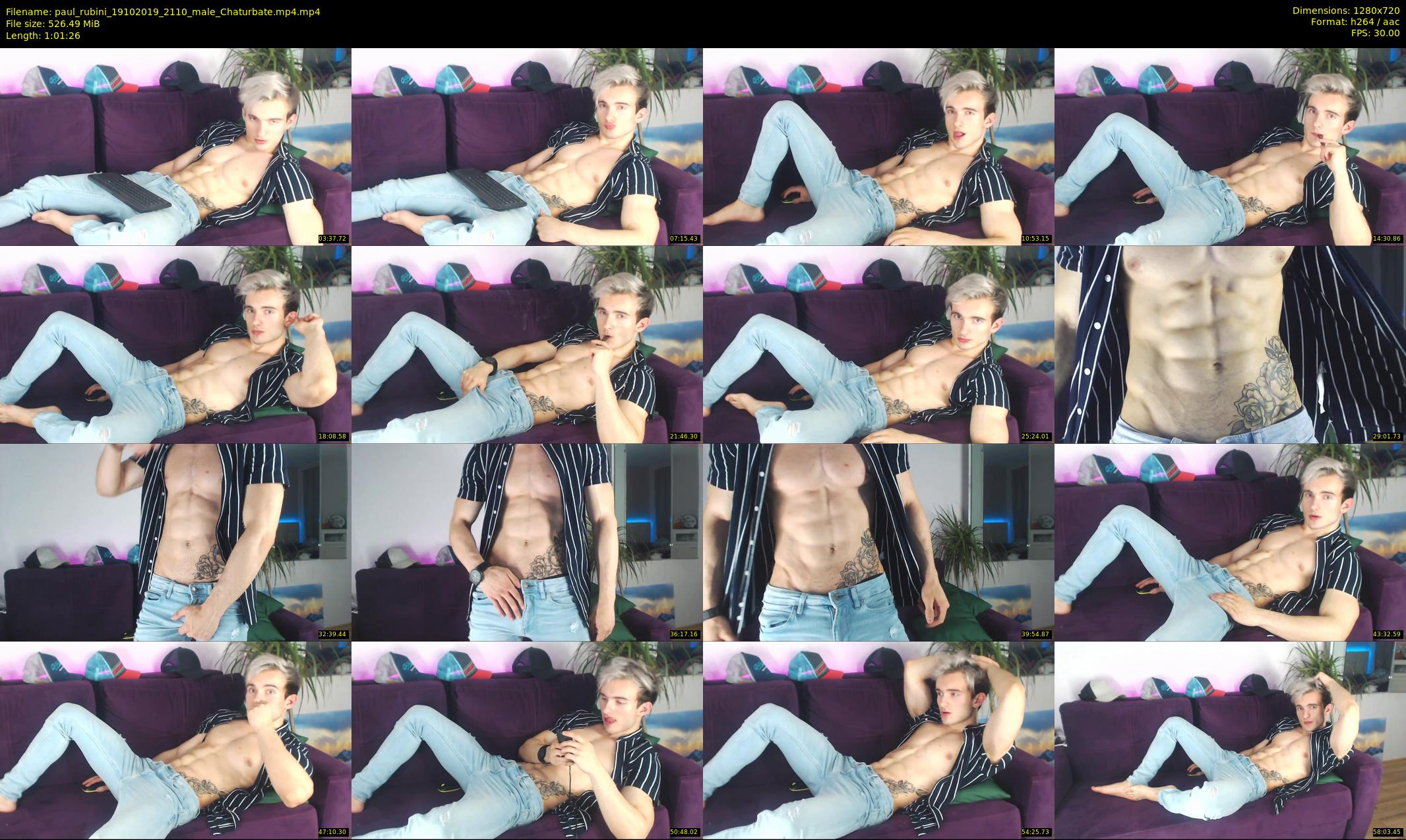 paul_rubini — 62 minute Chaturbate male cam show recording, 720p, Oct 19, 2019