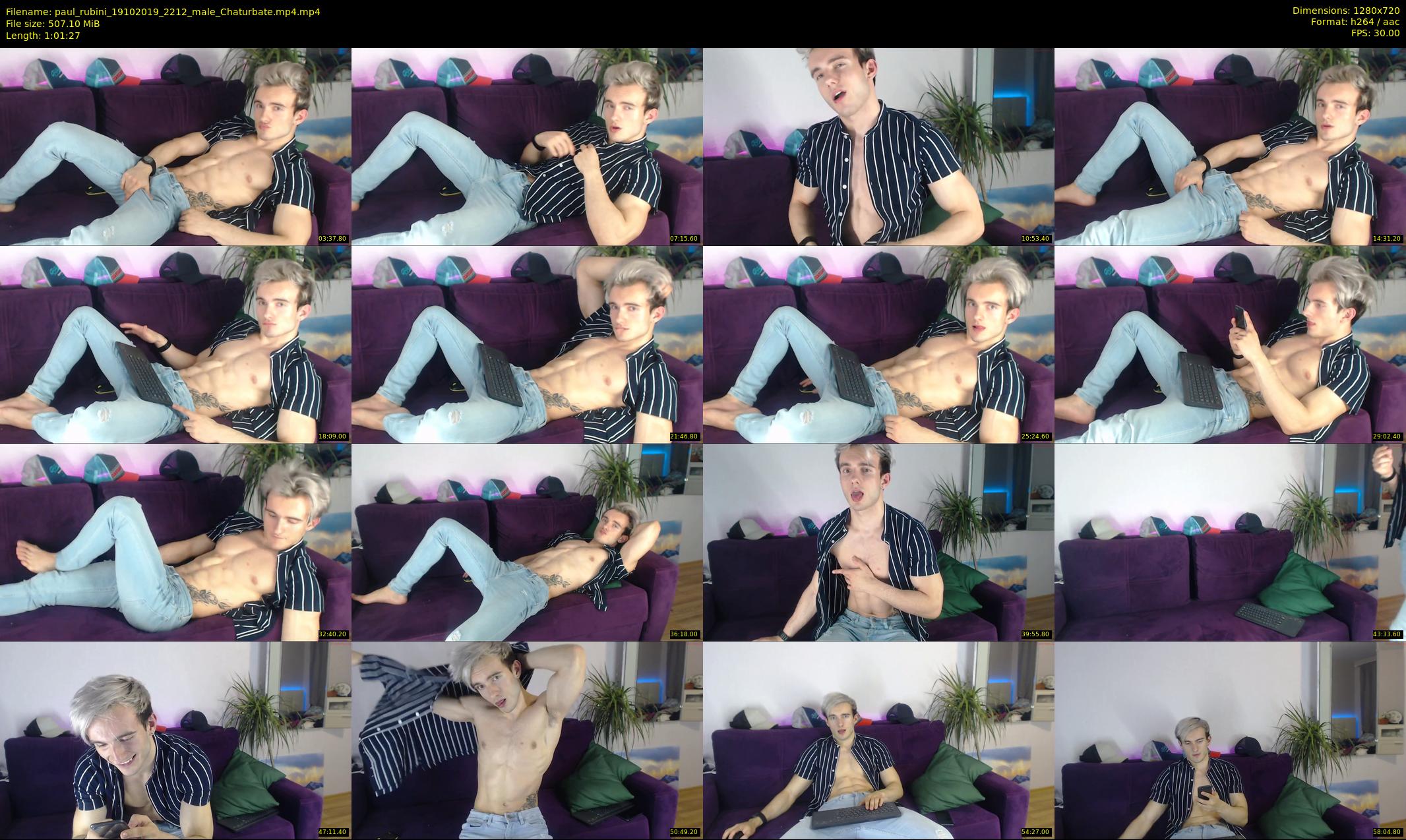 paul_rubini — 62 minute Chaturbate male cam show recording, 720p, Oct 19, 2019