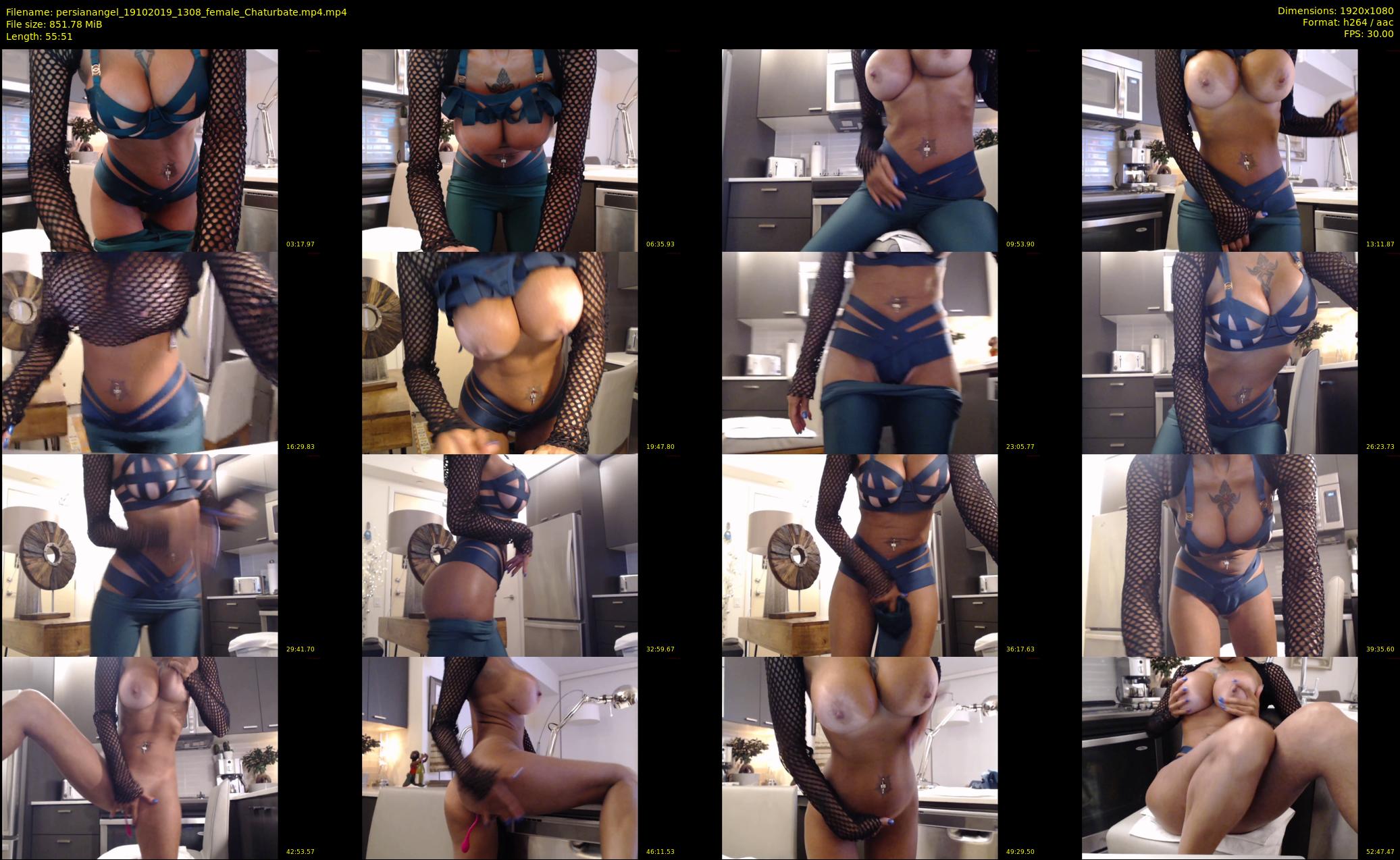 persianangel — 56 minute Chaturbate female cam show recording, 1080p, Oct 19, 2019