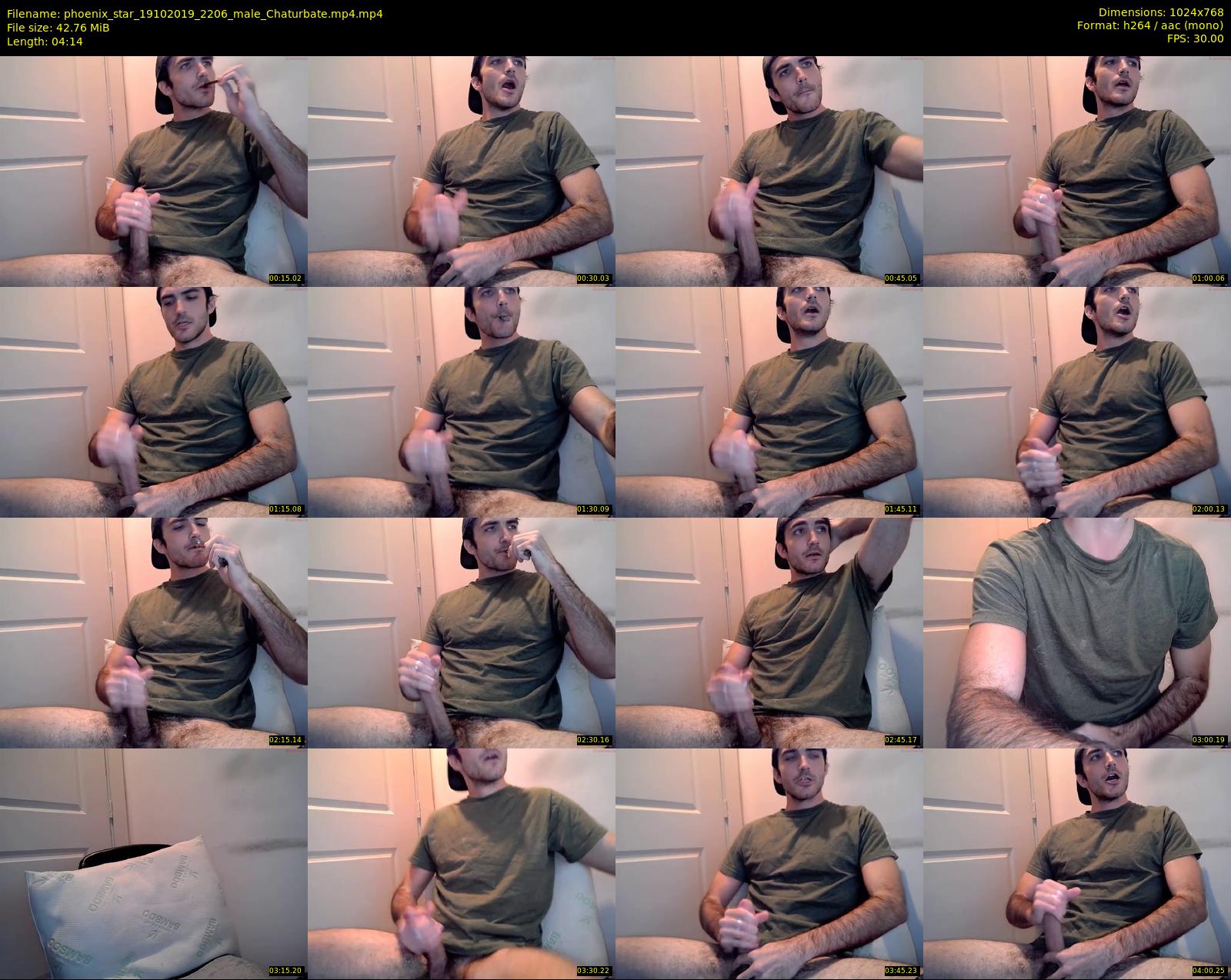 phoenix_star — 5 minute Chaturbate male cam show recording, 720p, Oct 19, 2019