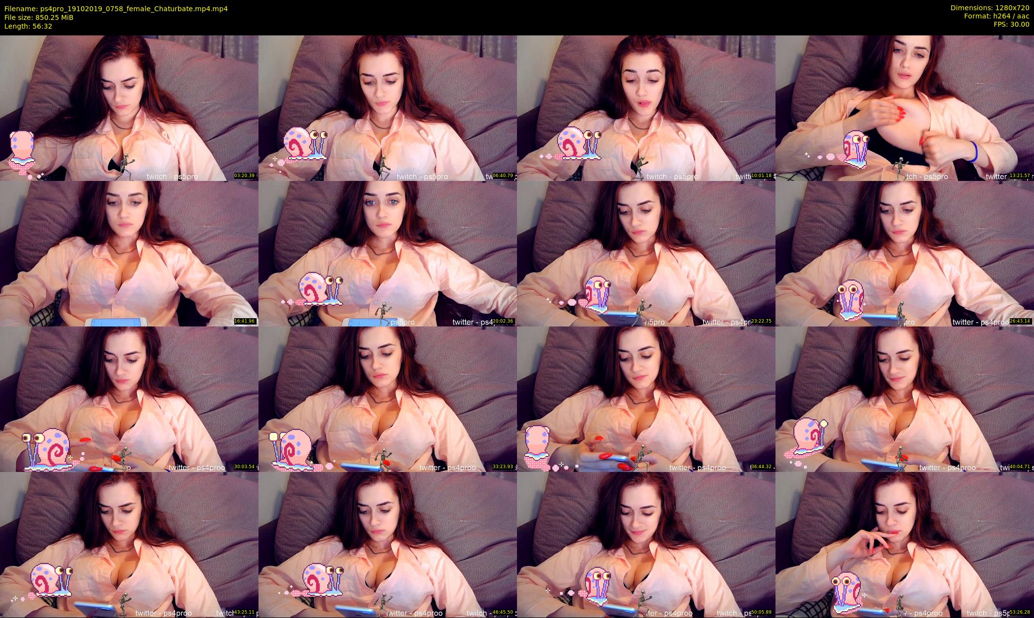 ps4pro — 57 minute Chaturbate female cam show recording, 720p, Oct 19, 2019