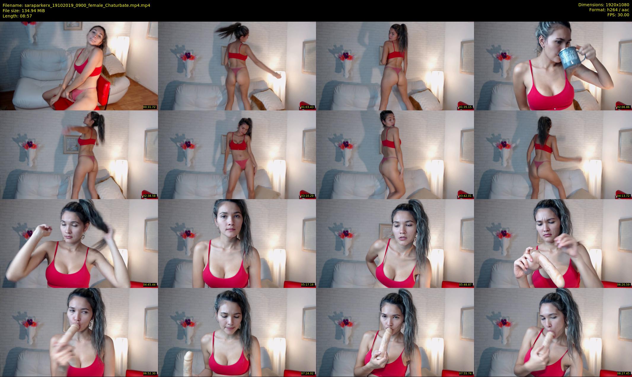 saraparkerx — 9 minute Chaturbate female cam show recording, 1080p, Oct 19, 2019