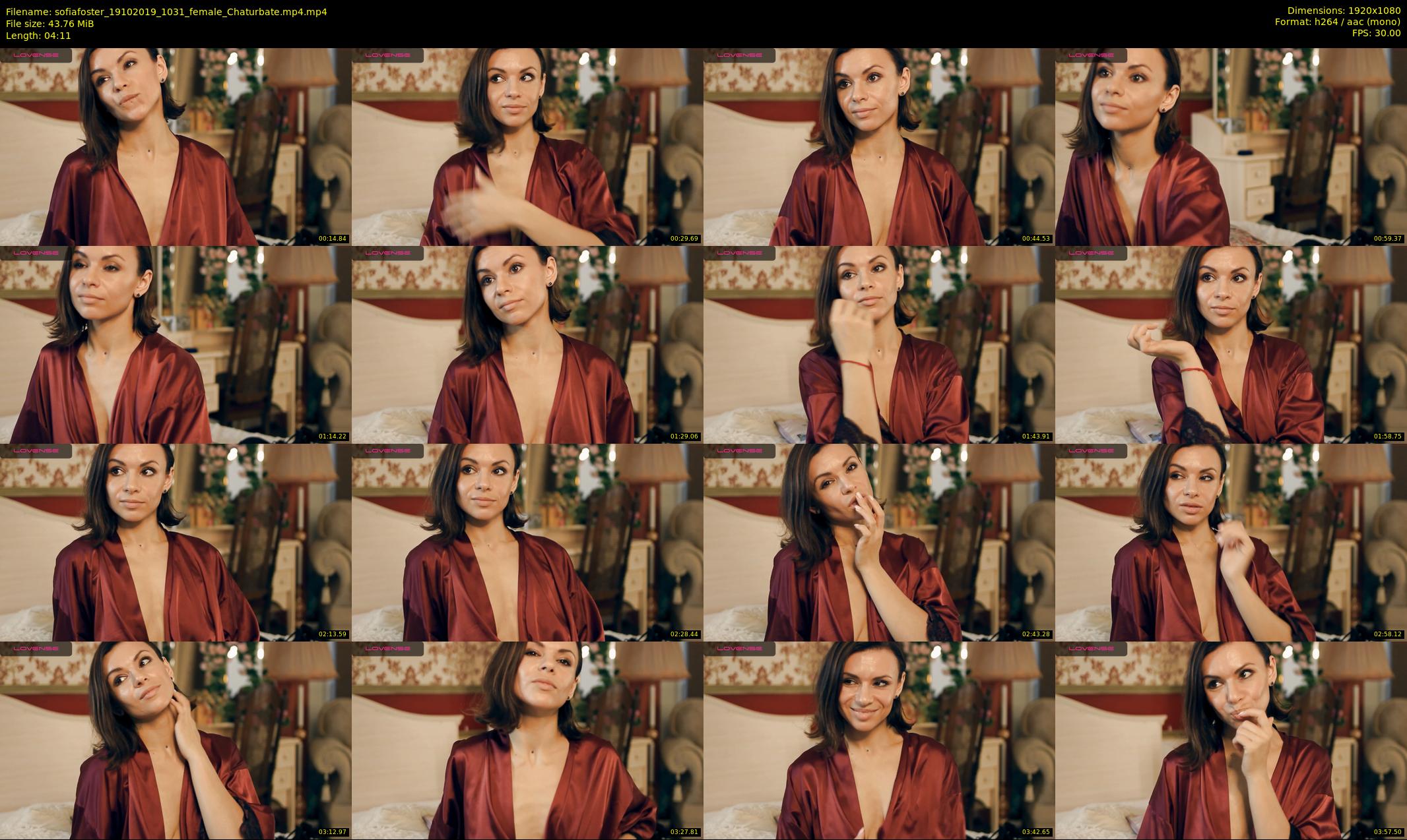 sofiafoster — 5 minute Chaturbate female cam show recording, 1080p, Oct 19, 2019