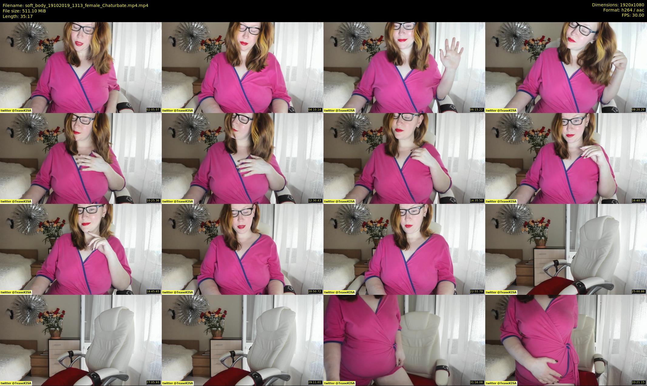 soft_body — 36 minute Chaturbate female cam show recording, 1080p, Oct 19, 2019