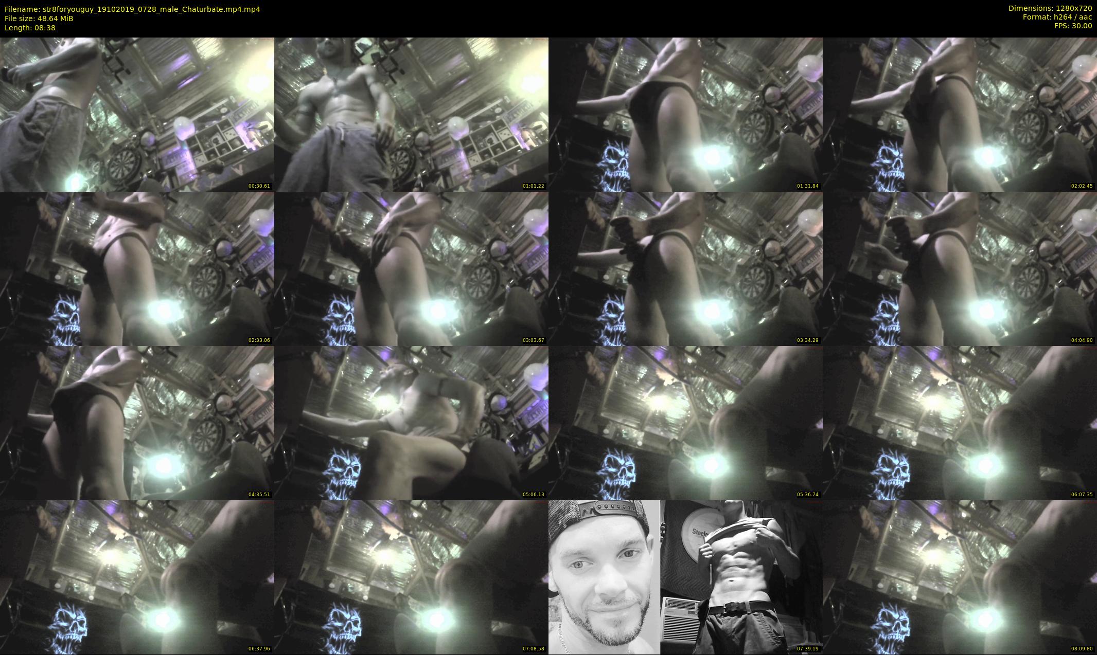 str8foryouguy — 9 minute Chaturbate male cam show recording, 720p, Oct 19, 2019