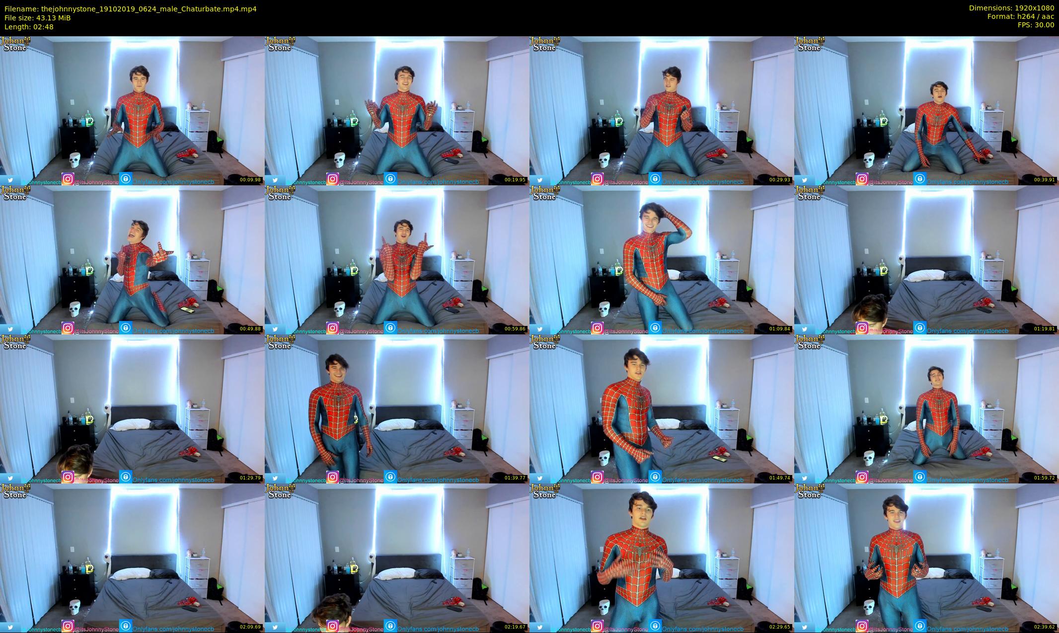 thejohnnystone — 3 minute Chaturbate male cam show recording, 1080p, Oct 19, 2019