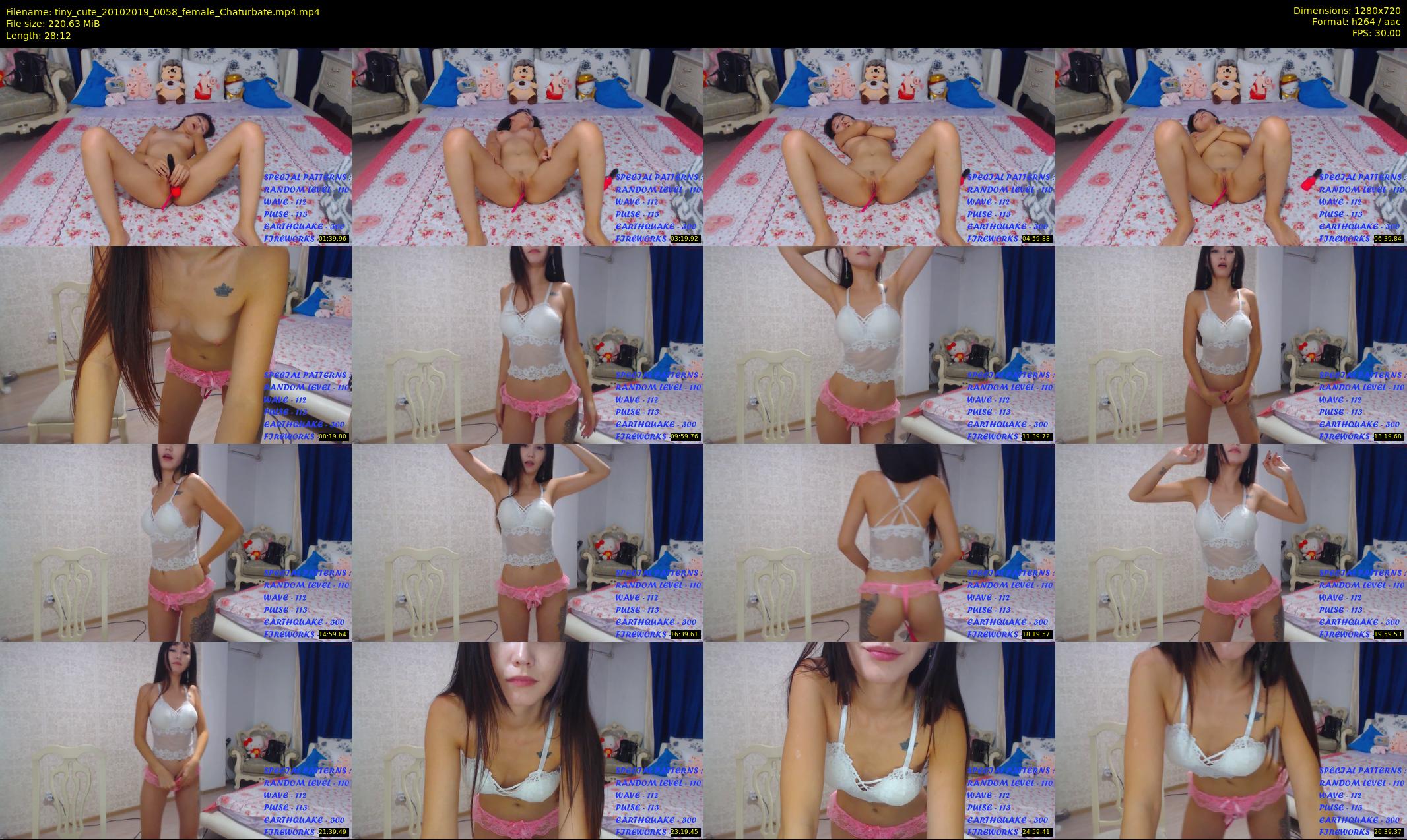 tiny_cute — 29 minute Chaturbate female cam show recording, 720p, Oct 20, 2019