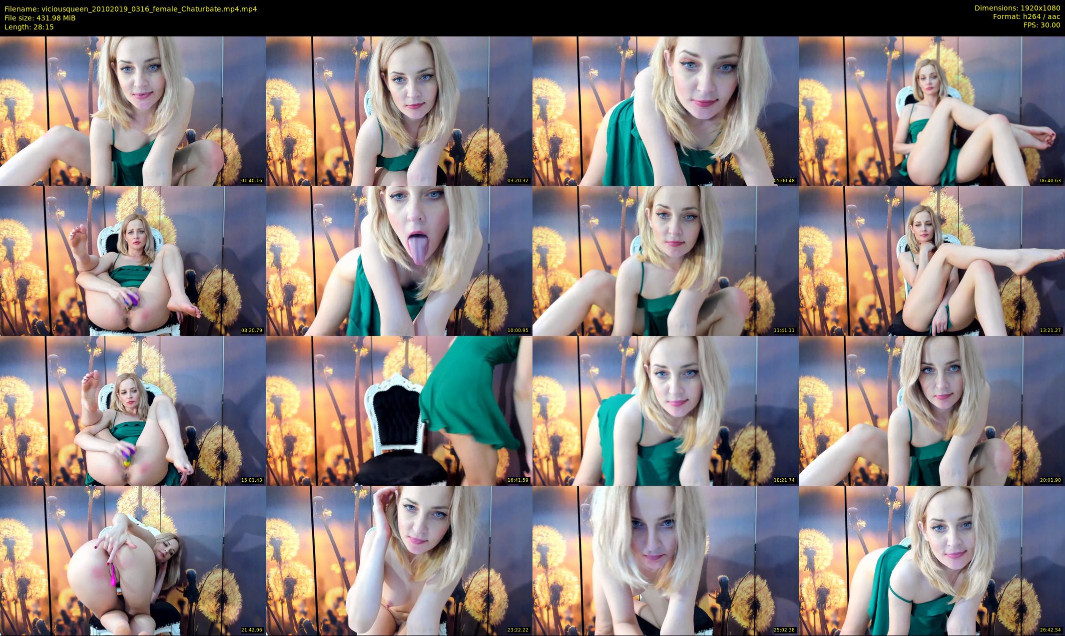 viciousqueen — 29 minute Chaturbate female cam show recording, 1080p, Oct 20, 2019