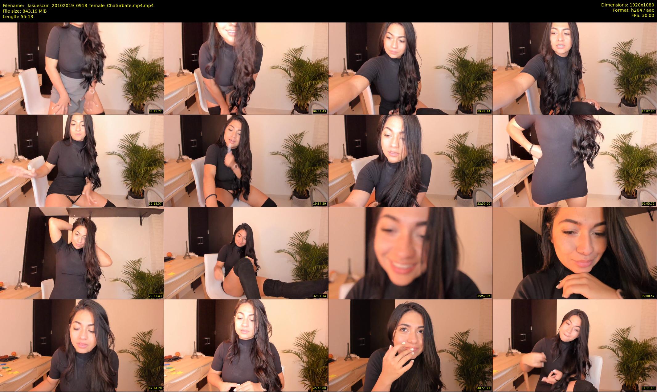 _lasuescun — 56 minute Chaturbate female cam show recording, 1080p, Oct 20, 2019